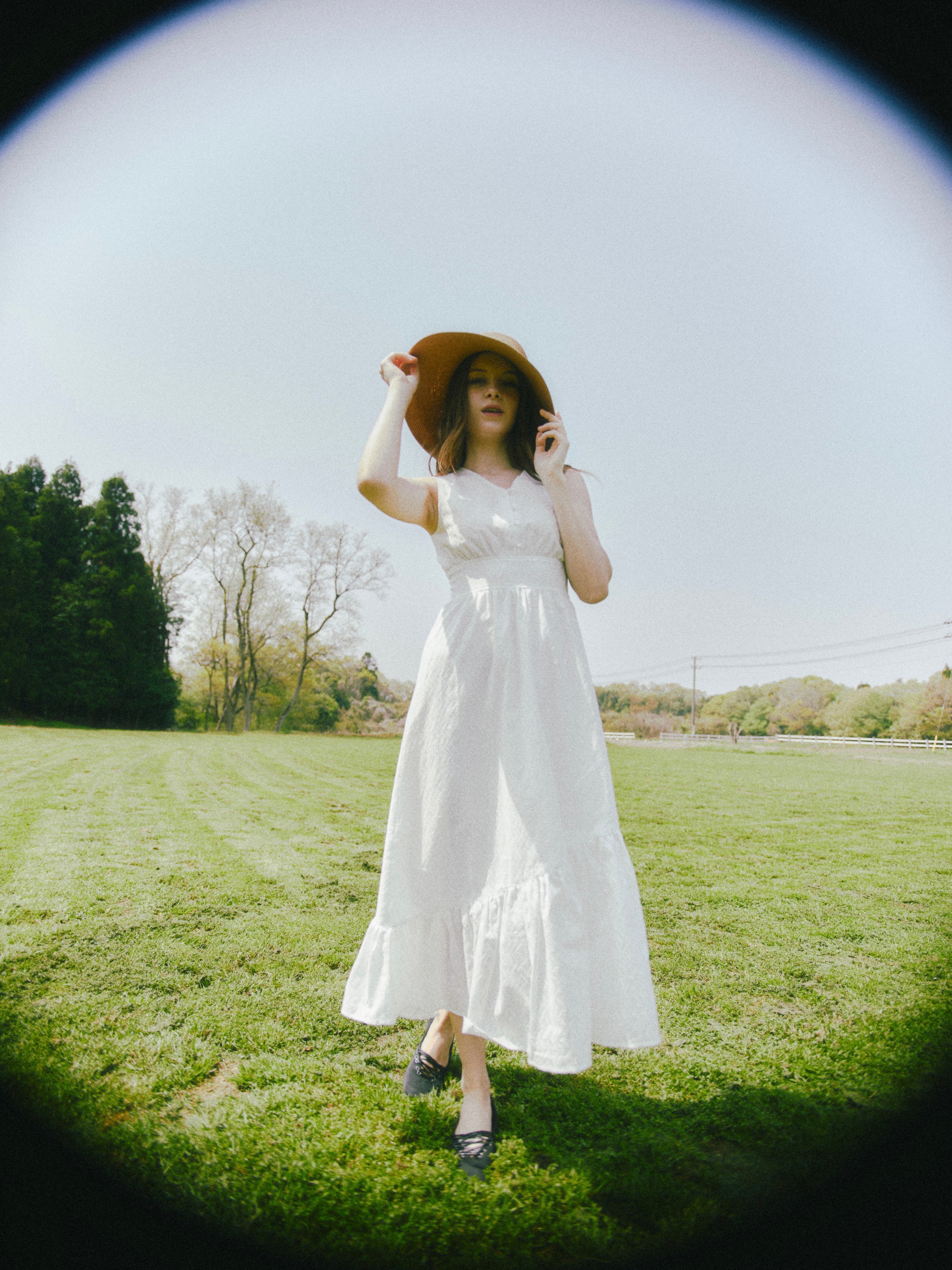 asymmetric cotton lace op