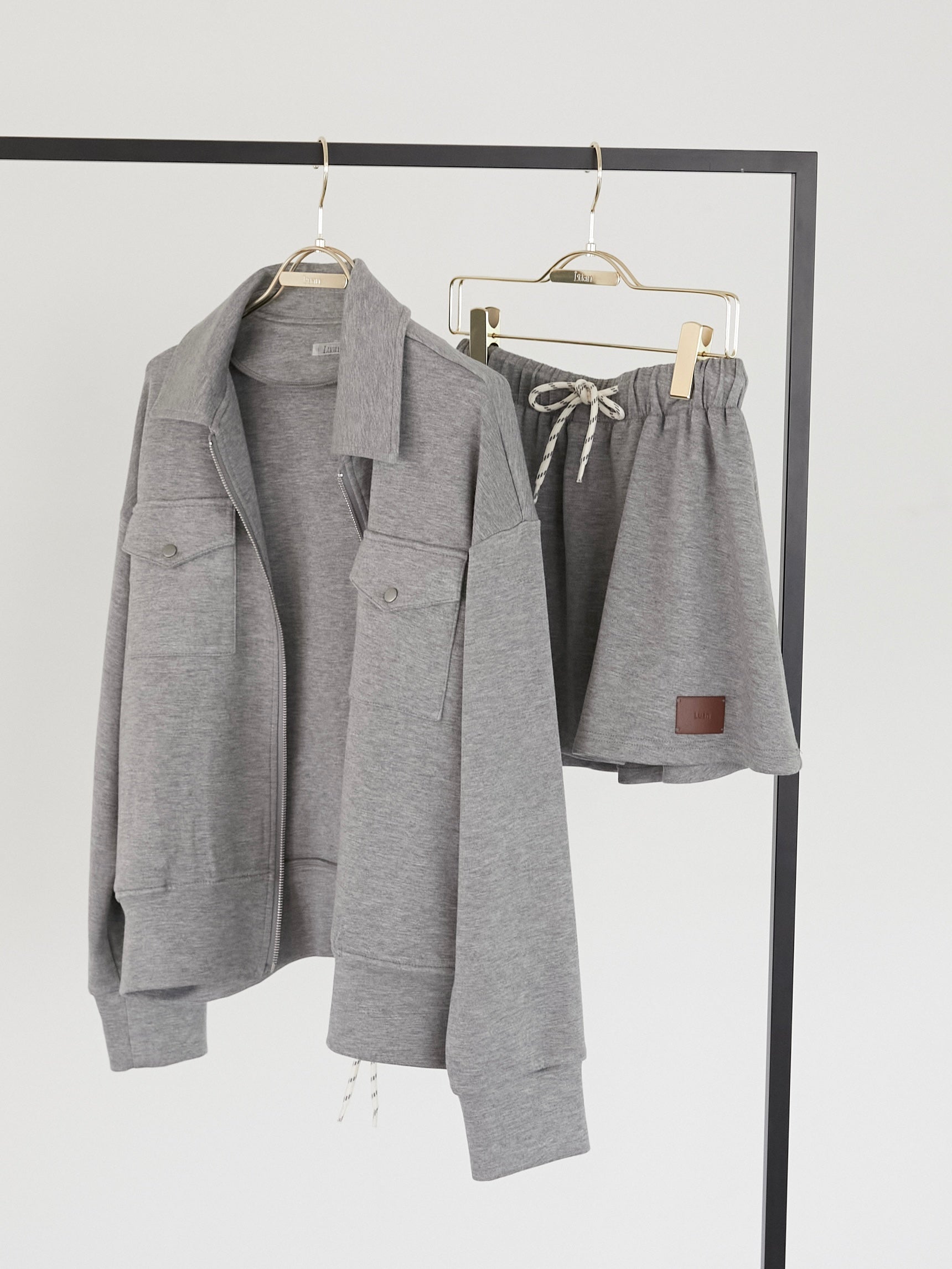 【flight collection】jacket & flare mini skirt