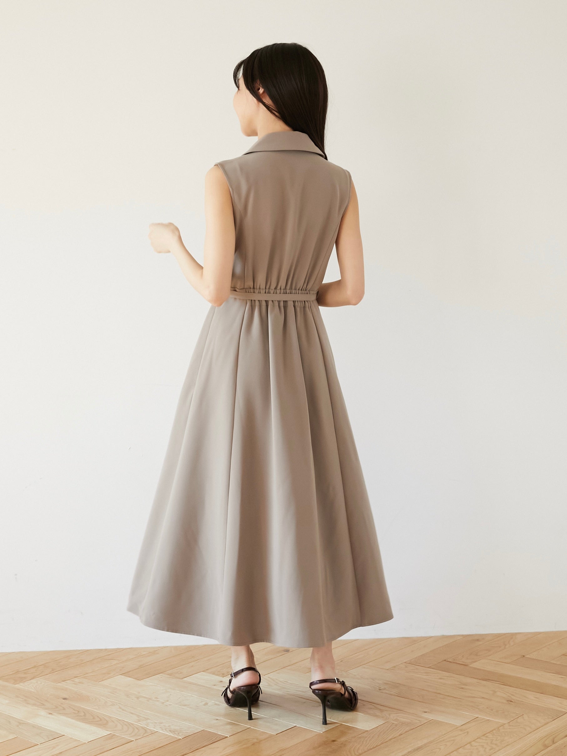 trench long dress|期間限定10%OFF