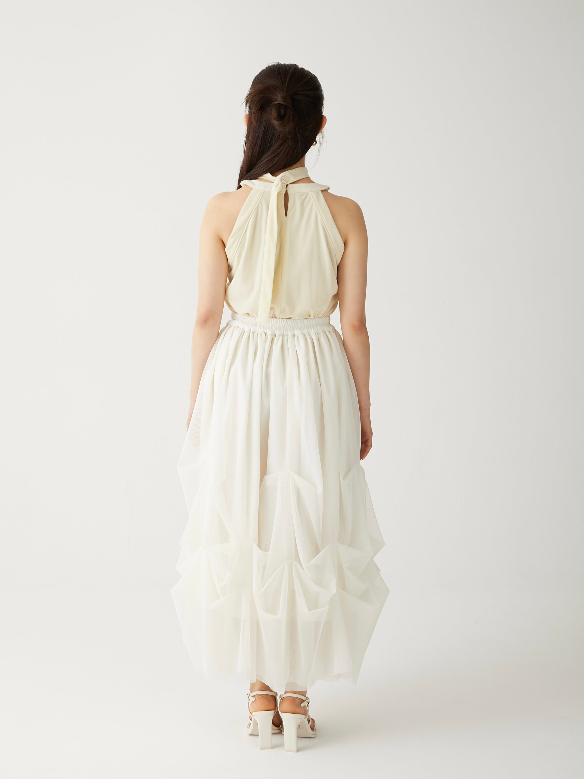 lily tulle long skirt