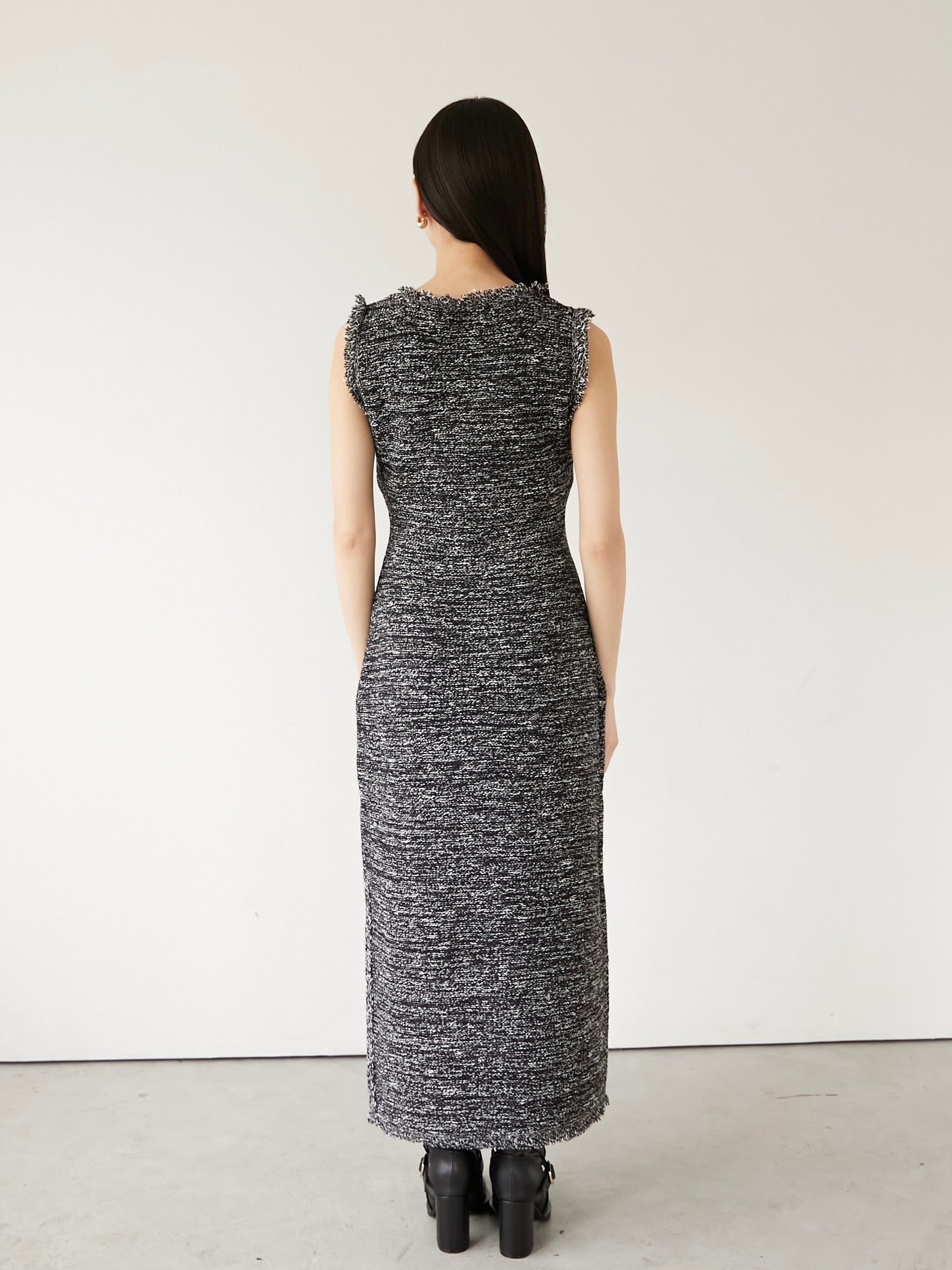 marble knit tweed op