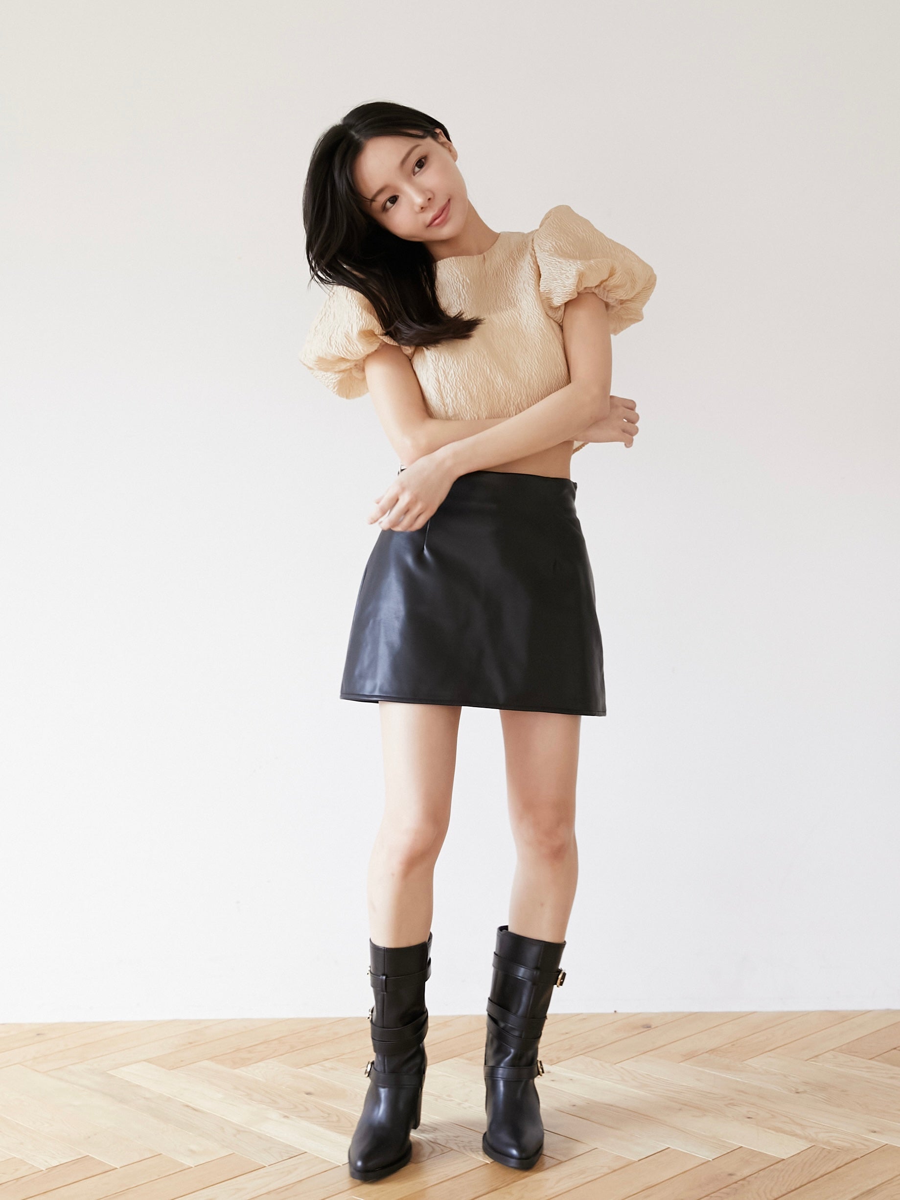 leather mini skirt|期間限定10%OFF