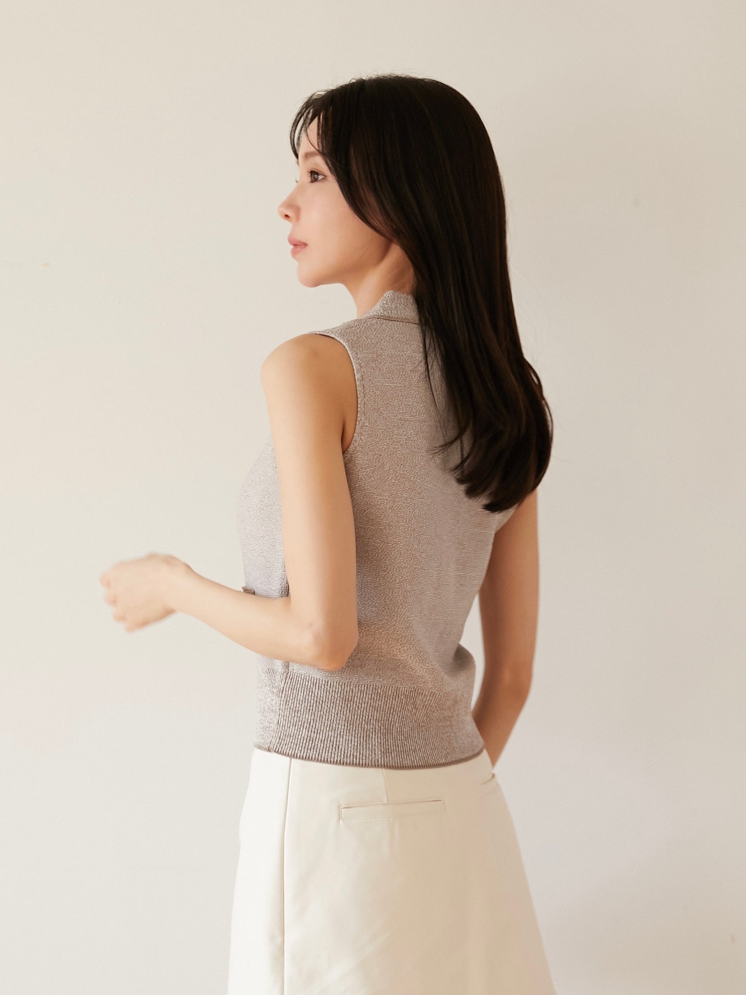 polo knit vest|期間限定10%OFF