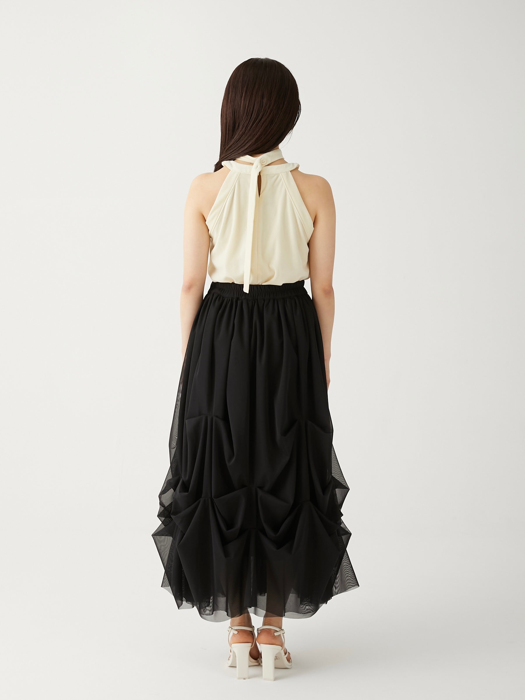 lily tulle long skirt