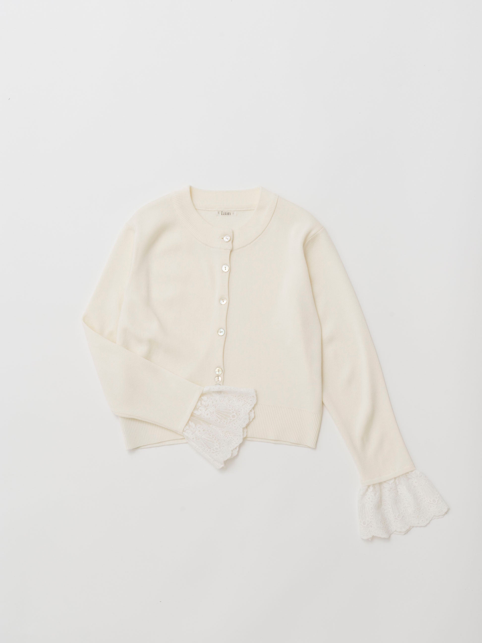 lace docking knit tops