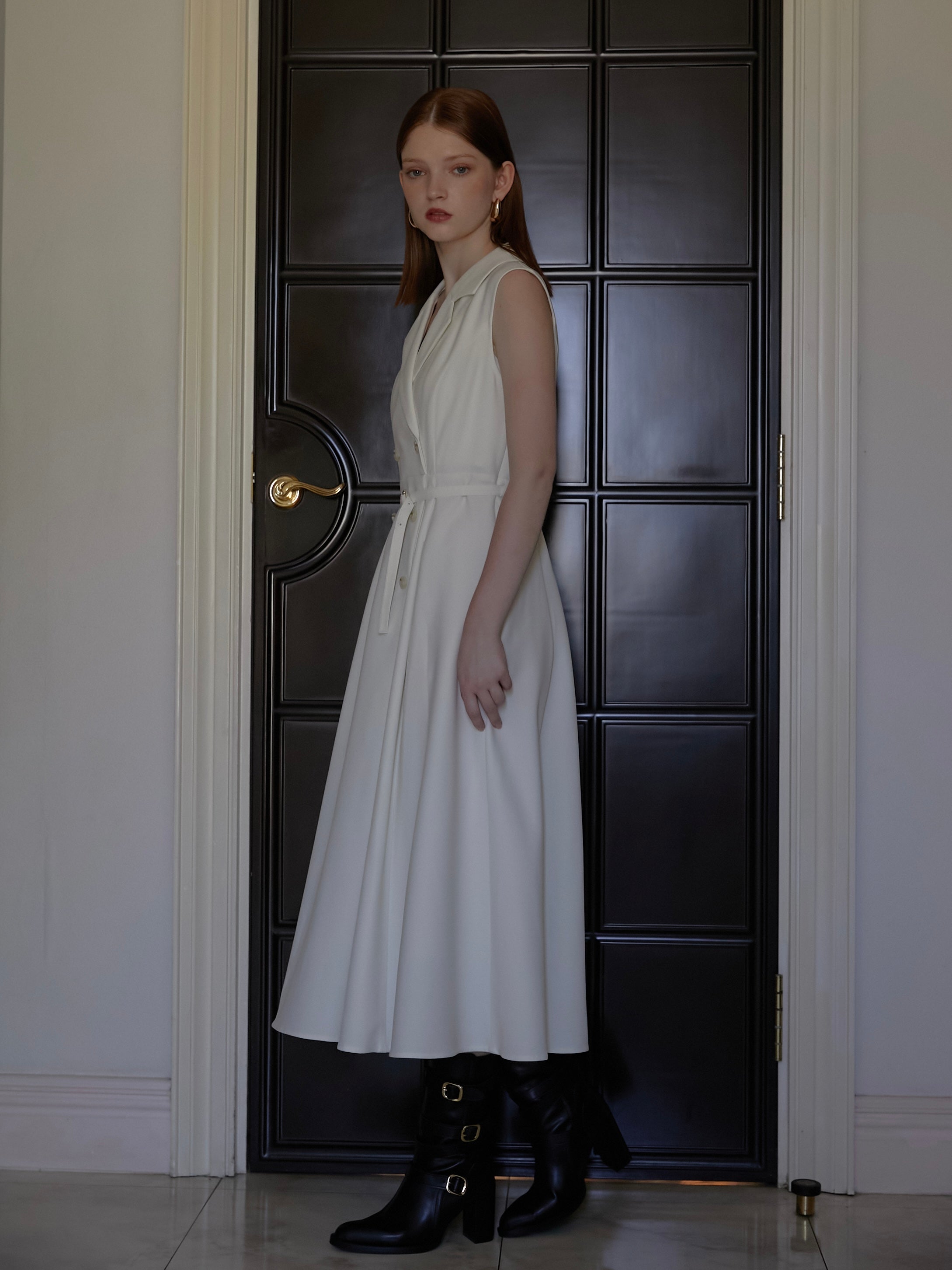trench long dress|期間限定10%OFF