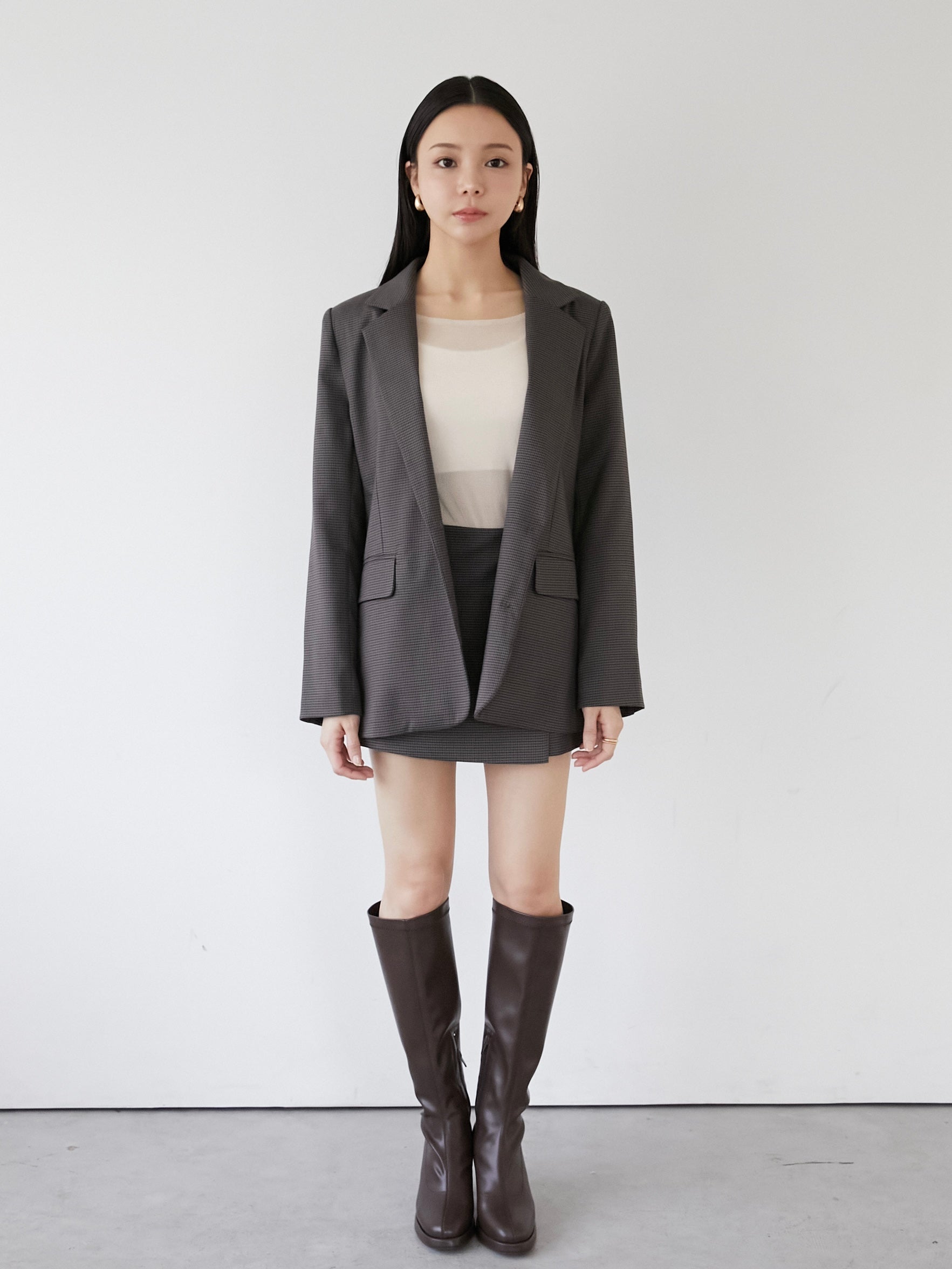 check tailored jacket