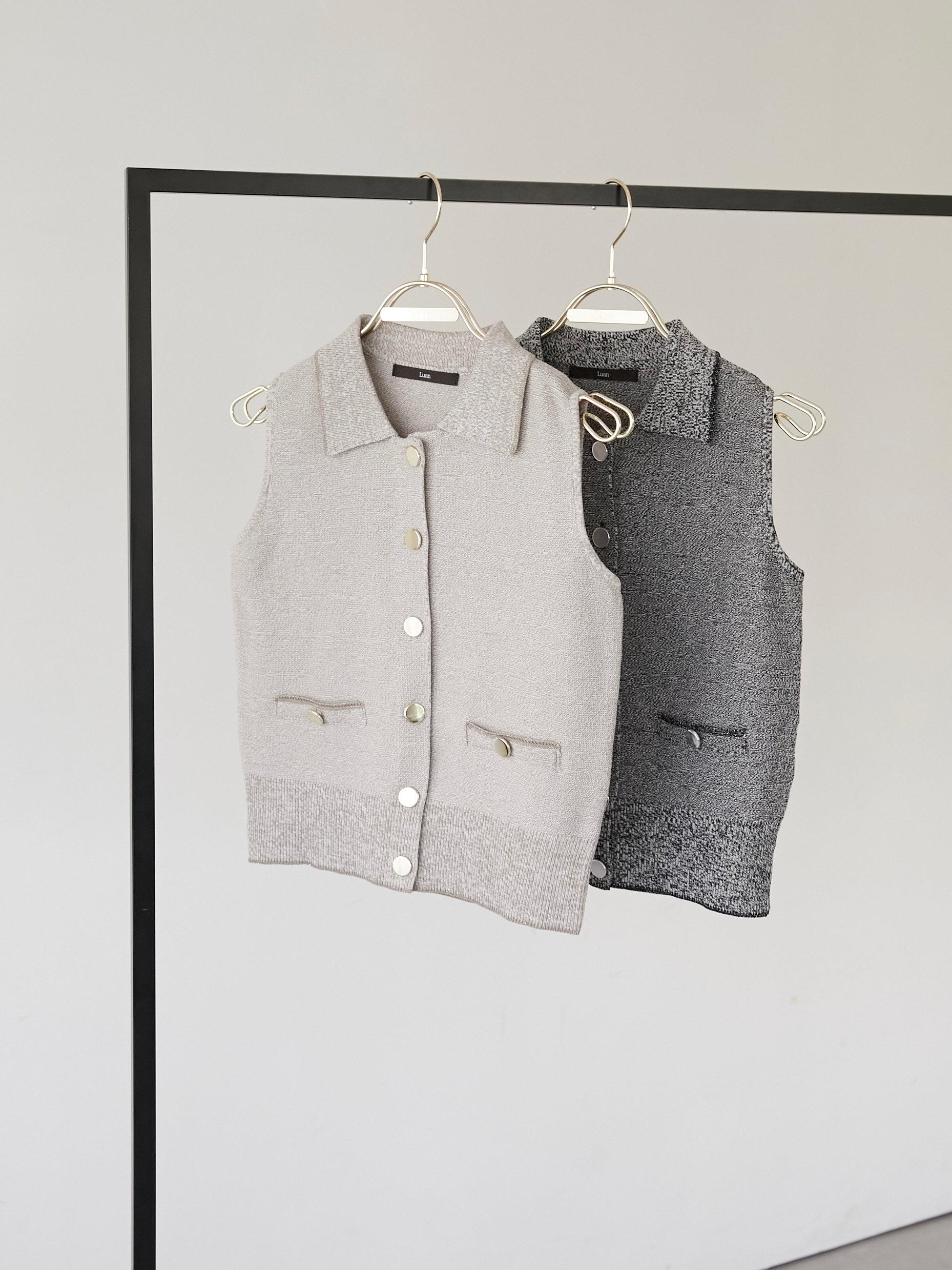 polo knit vest|期間限定10%OFF
