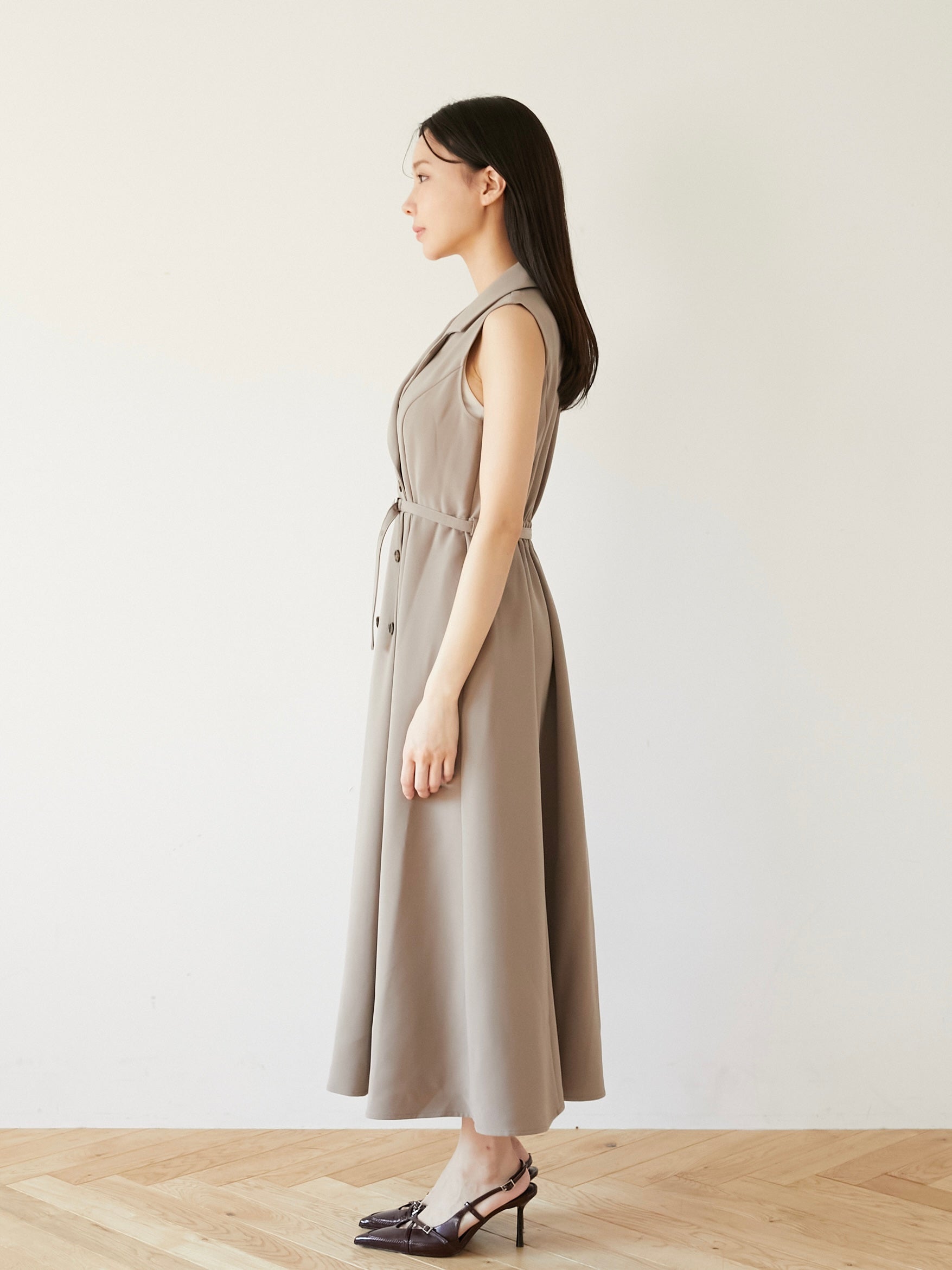 trench long dress|期間限定10%OFF
