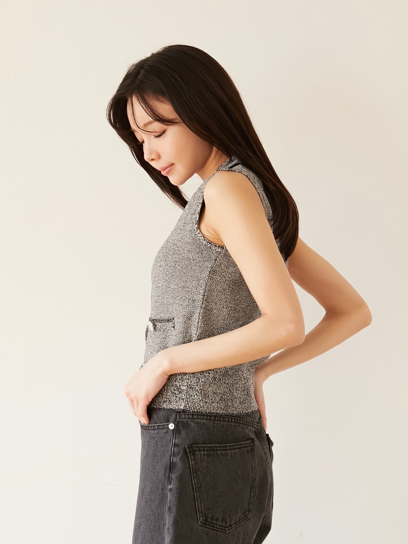 polo knit vest|期間限定10%OFF