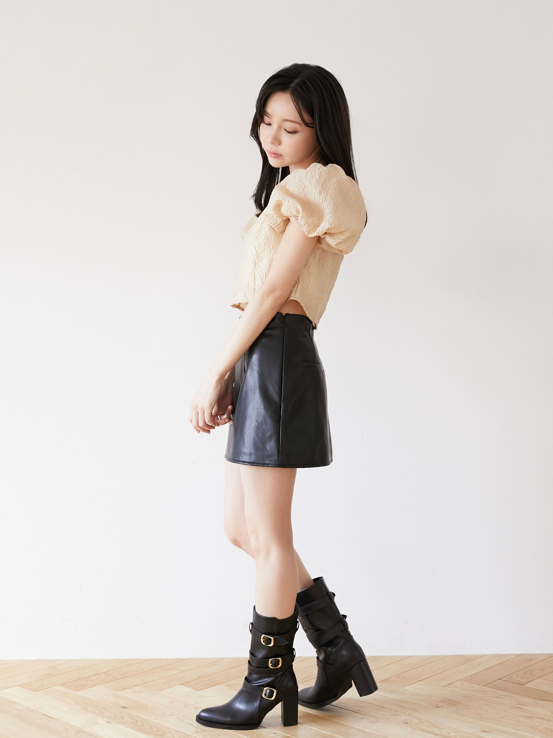 leather mini skirt|期間限定10%OFF