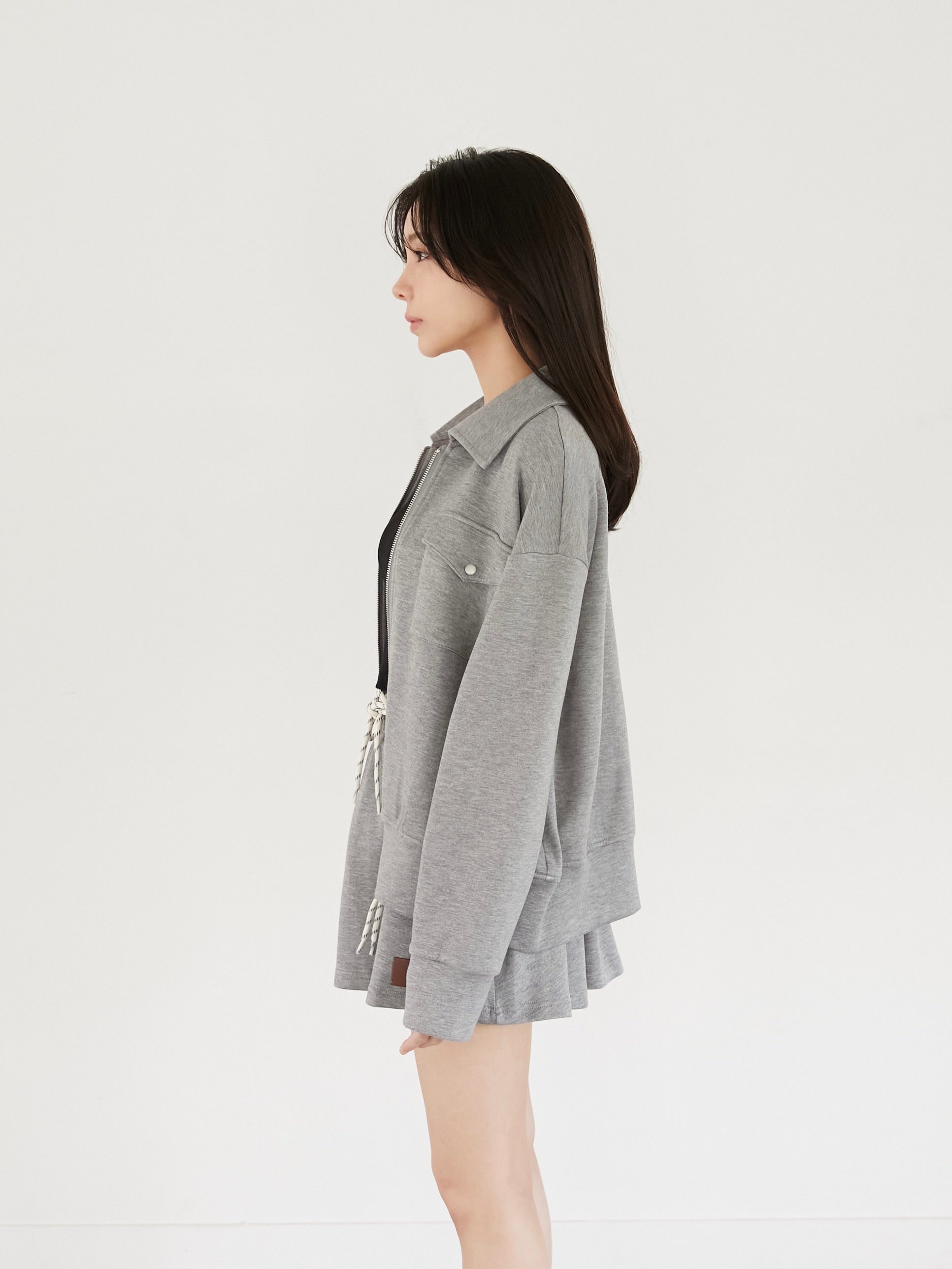 【flight collection】jacket & flare mini skirt