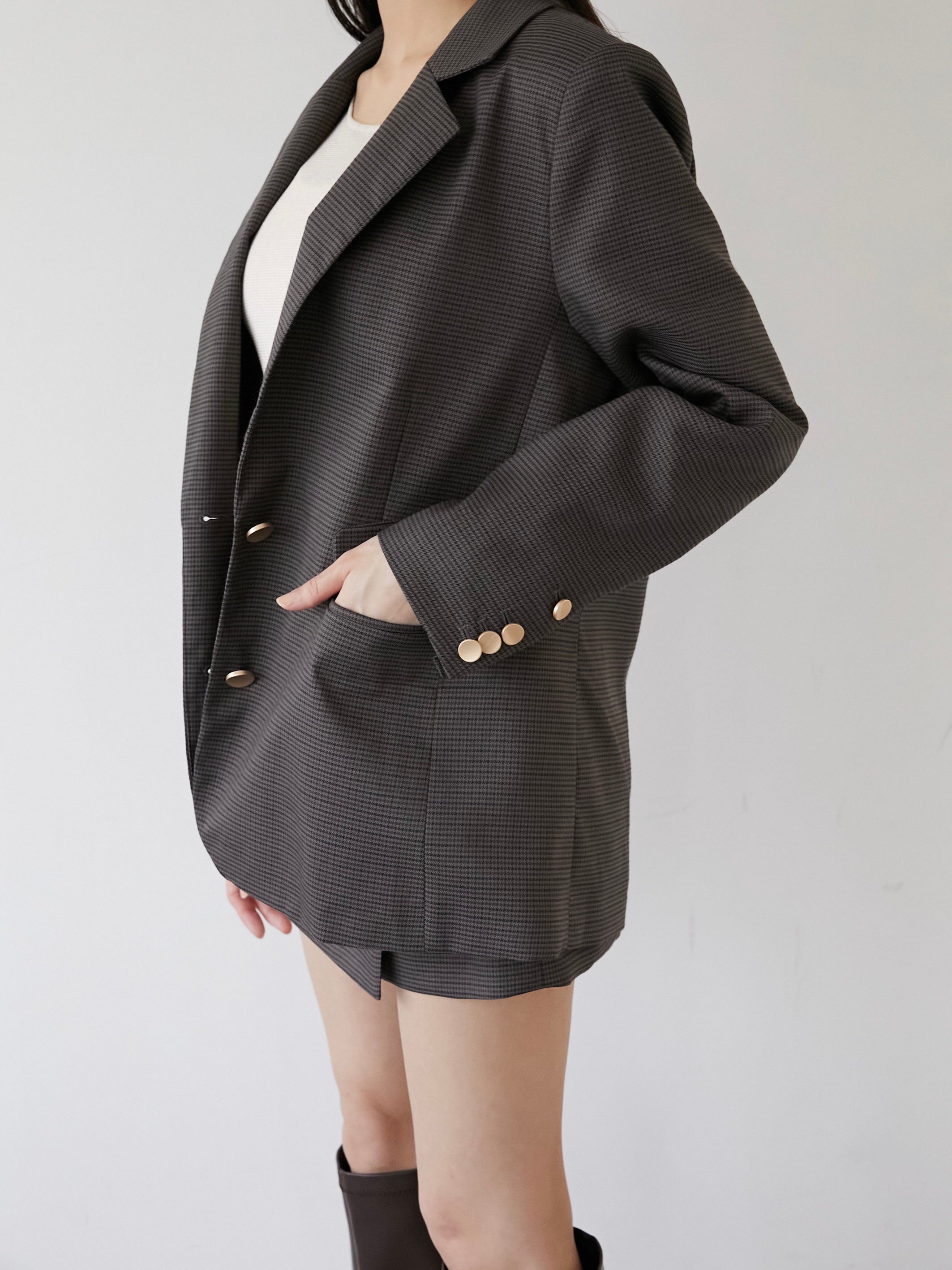 check tailored jacket