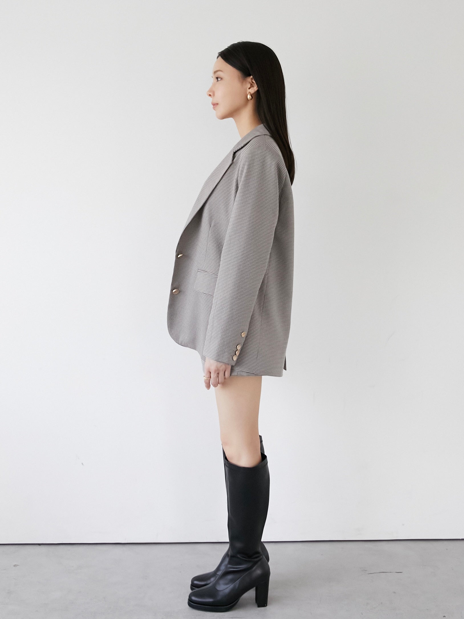 check tailored jacket