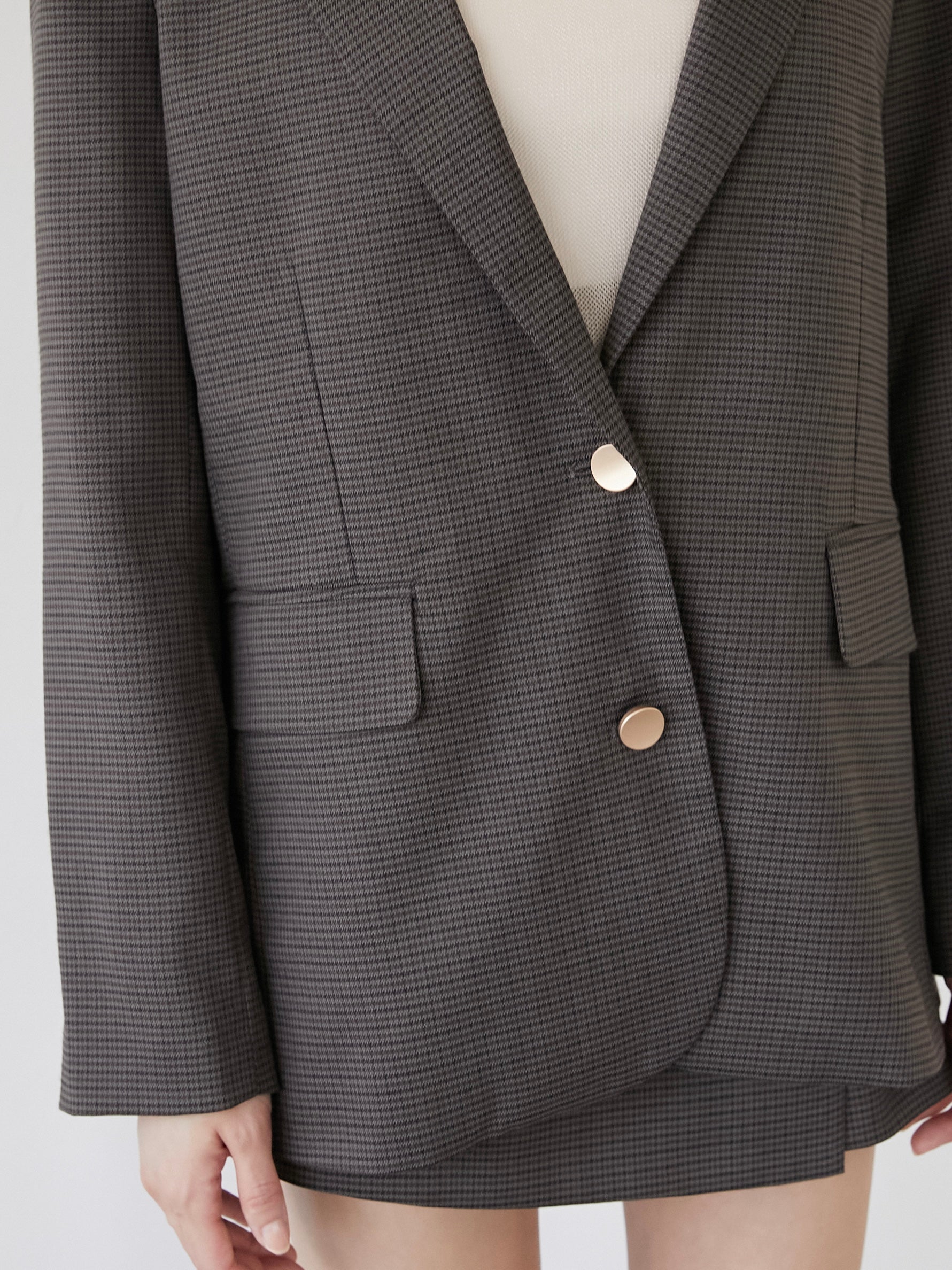 check tailored jacket