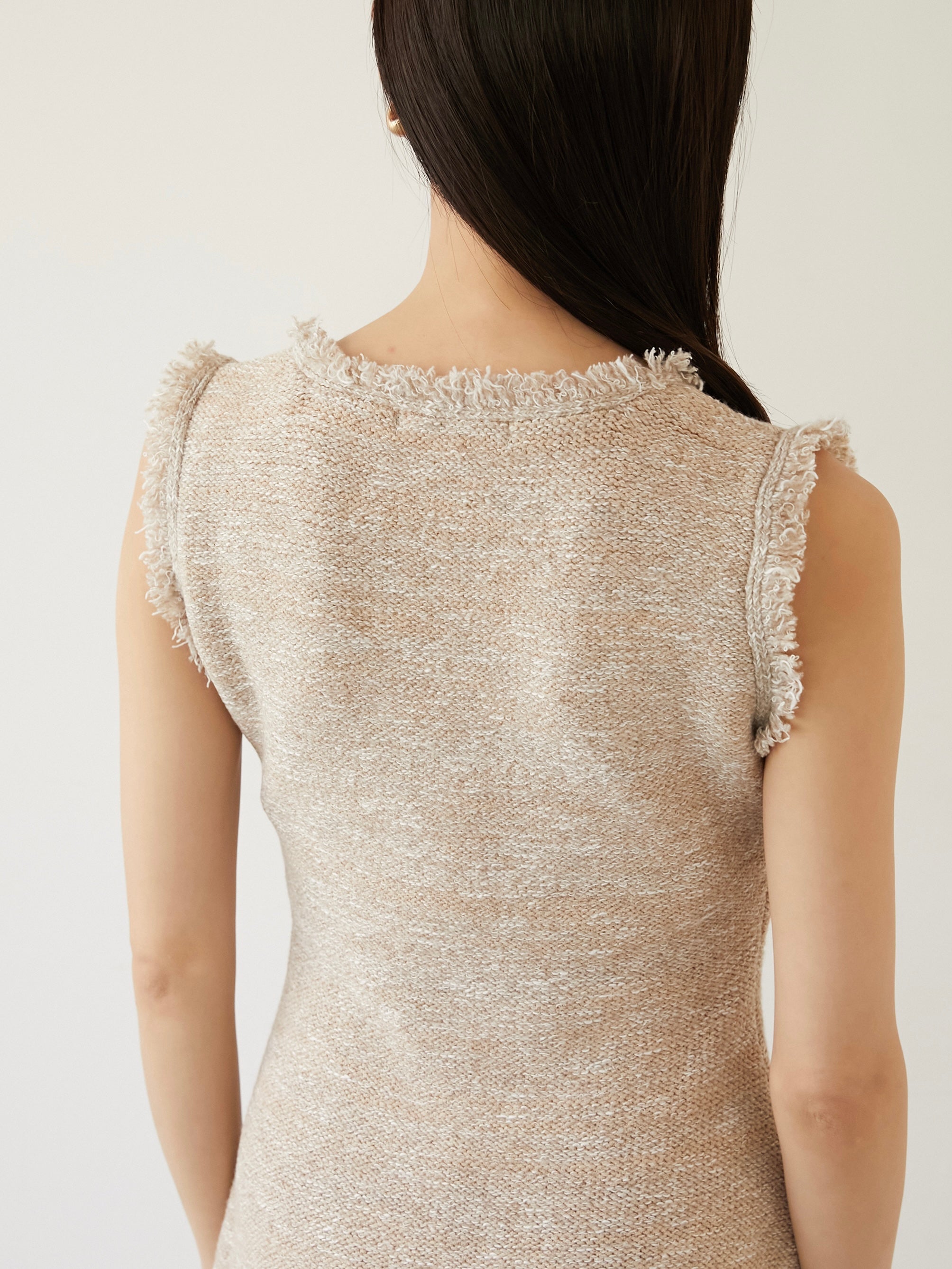 marble knit tweed op