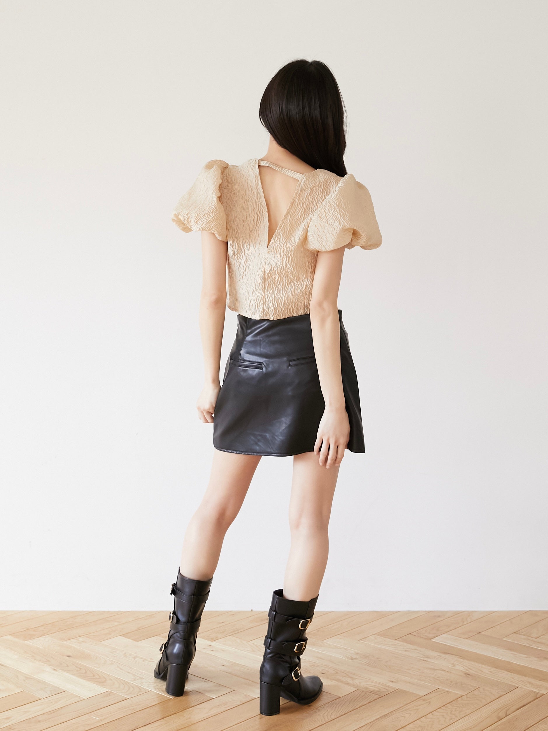 leather mini skirt|期間限定10%OFF
