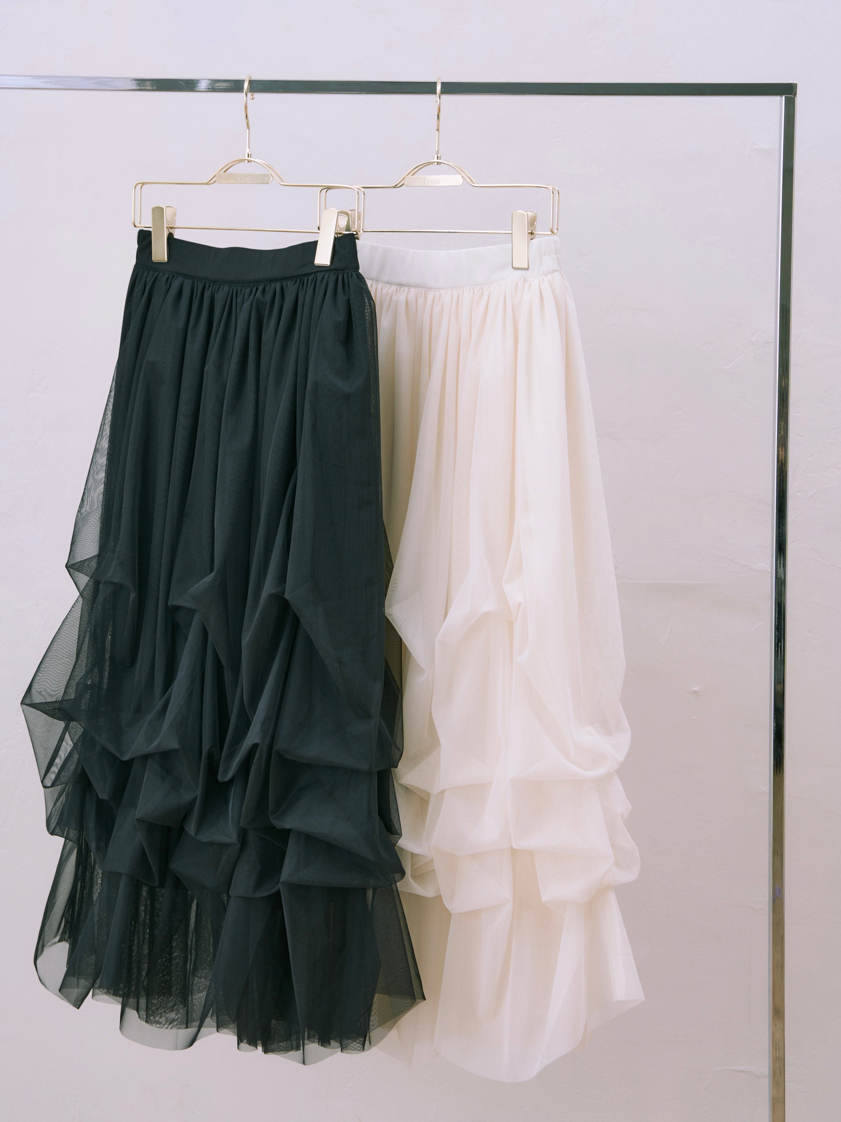 lily tulle long skirt