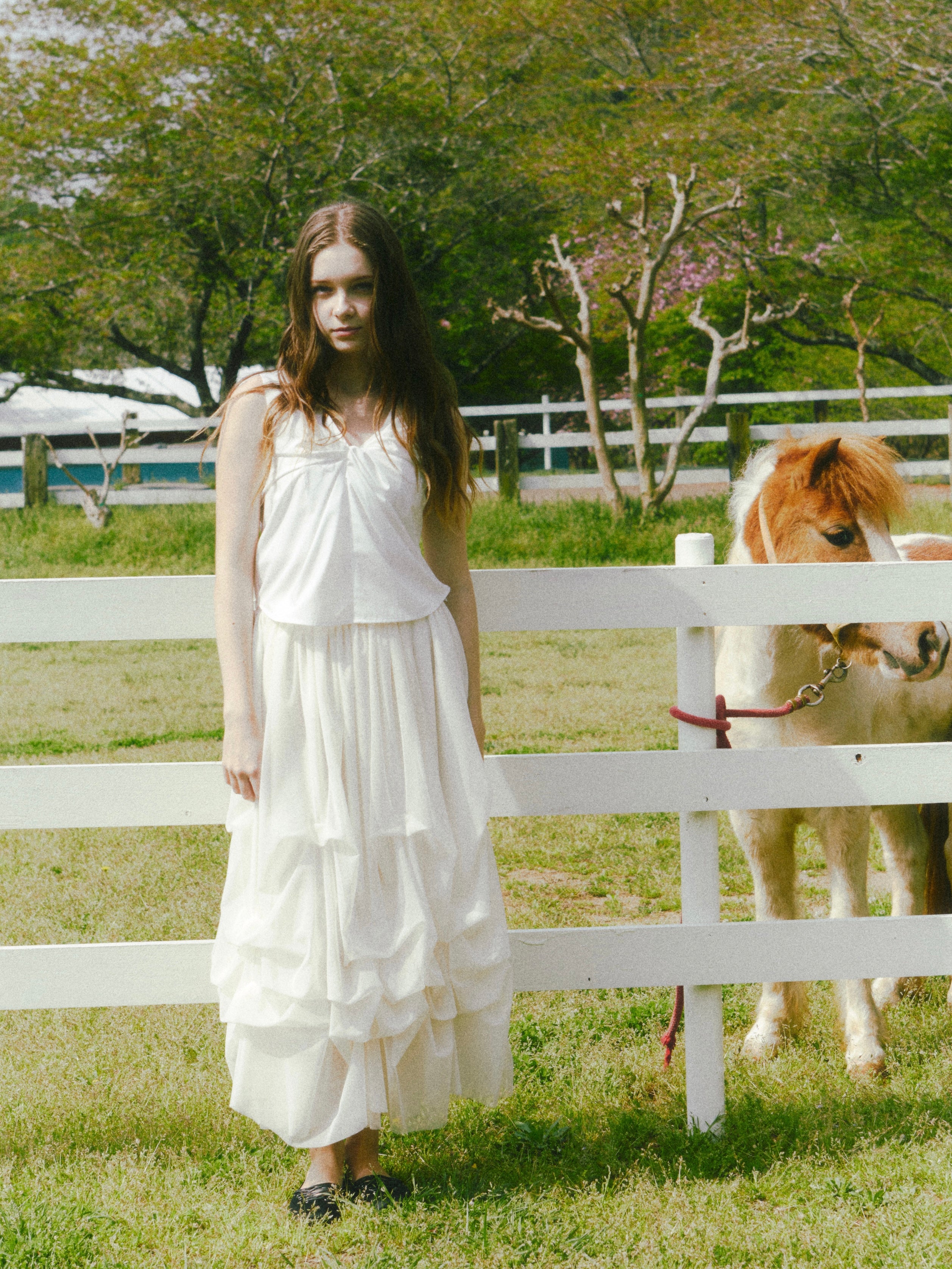 lily tulle long skirt