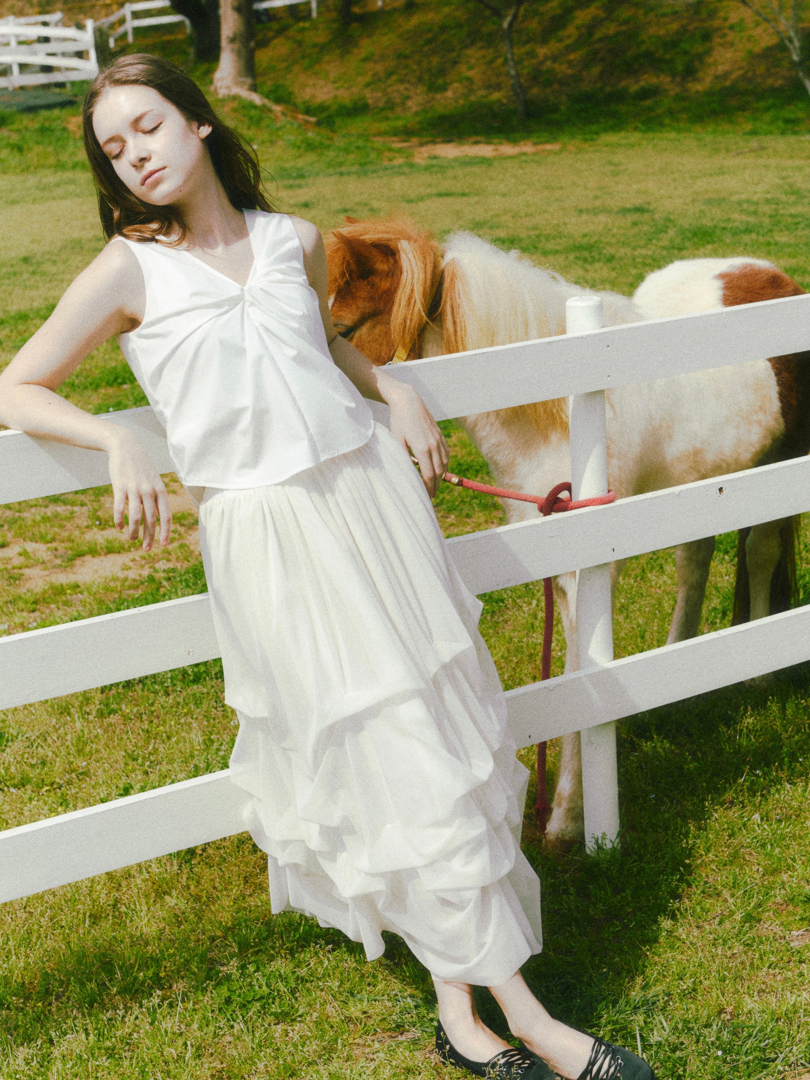 lily tulle long skirt