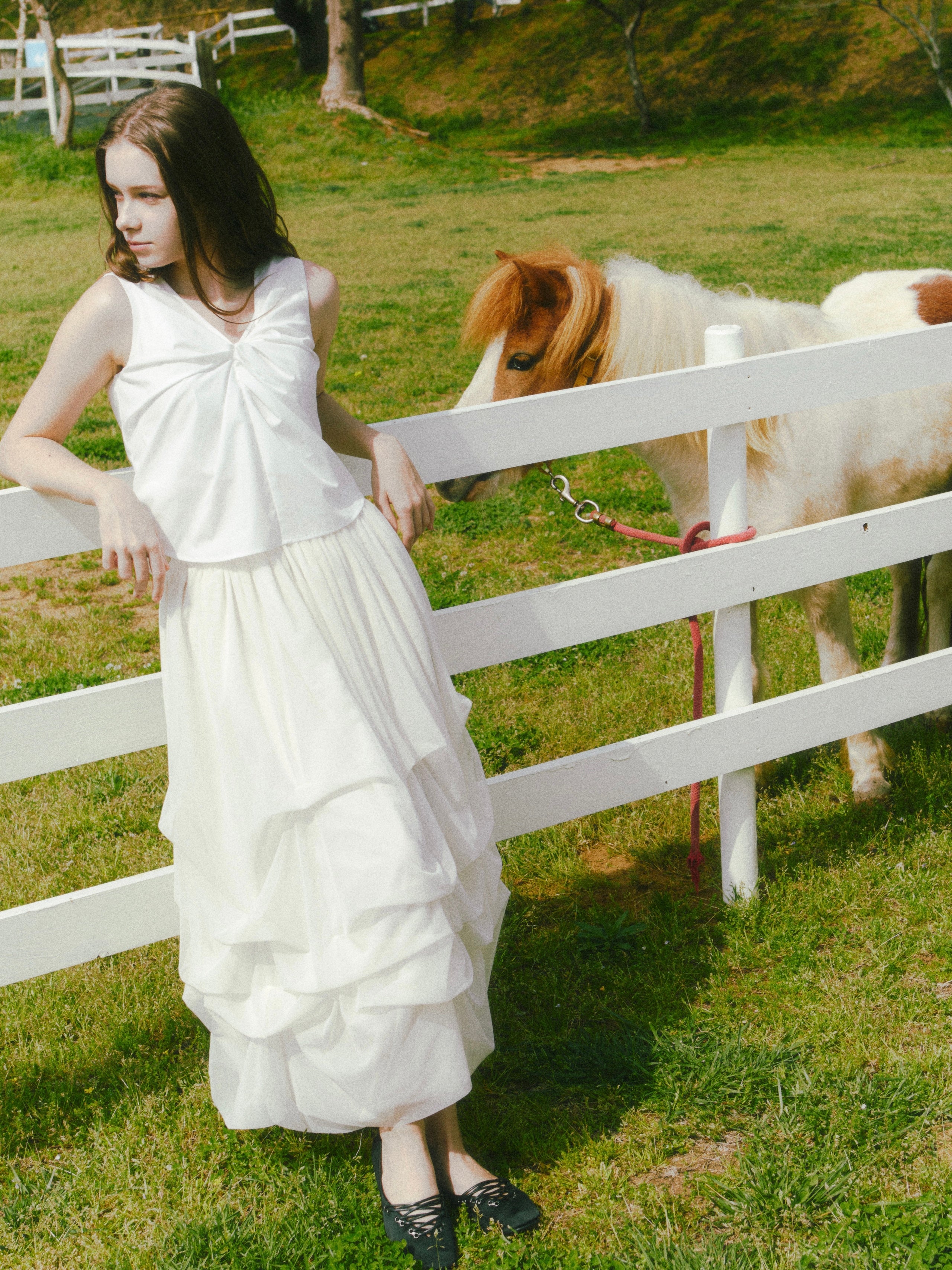 lily tulle long skirt