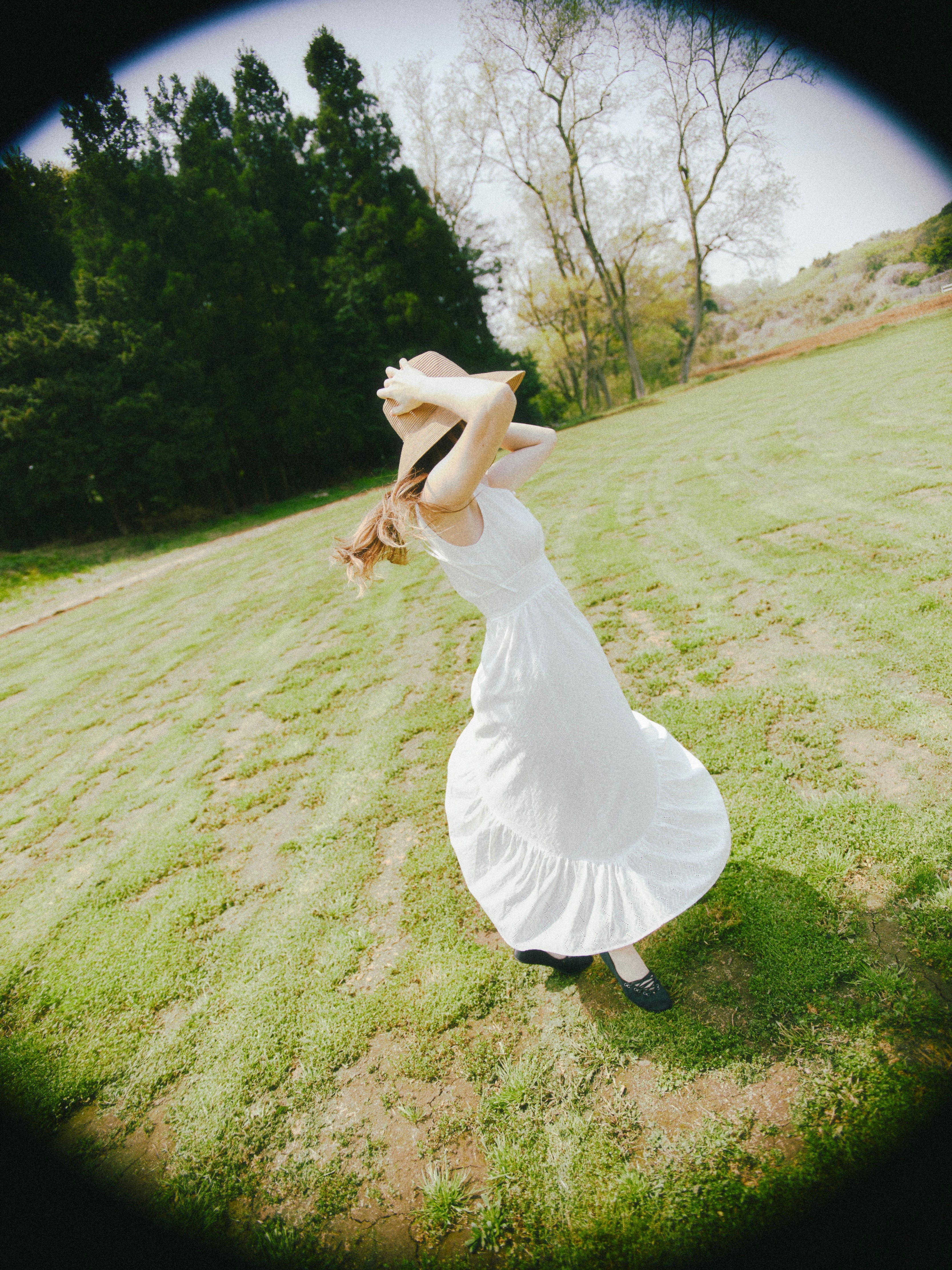 asymmetric cotton lace op