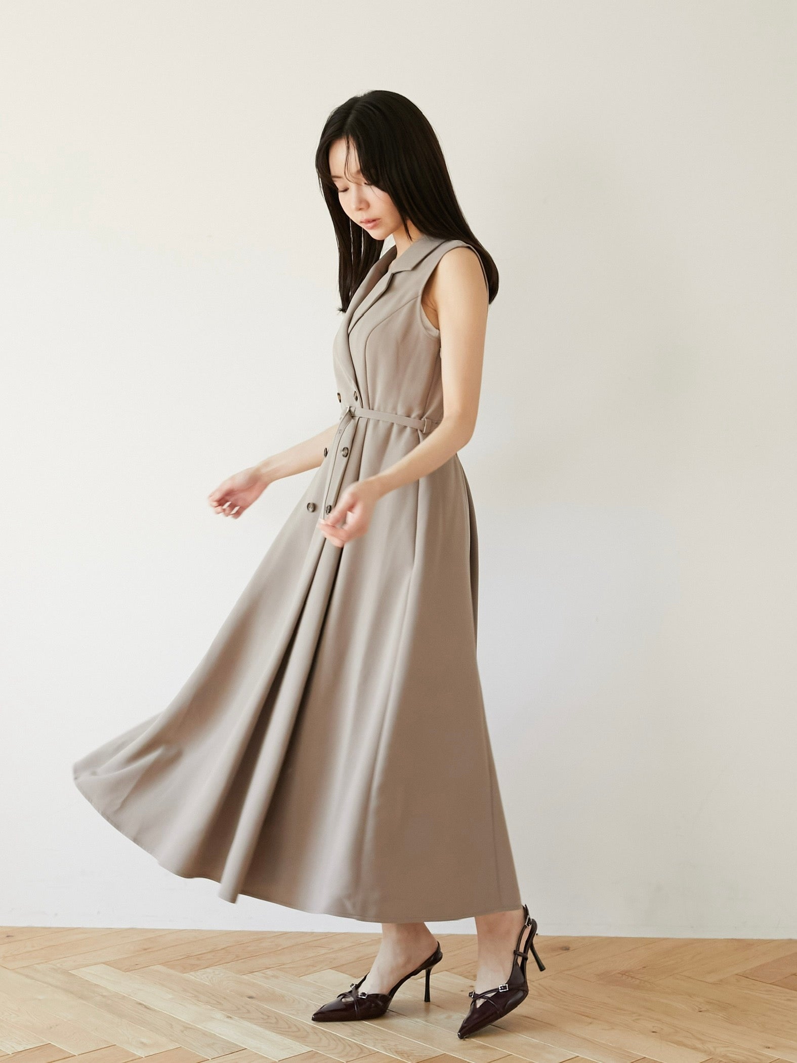 trench long dress｜期間限定10%OFF