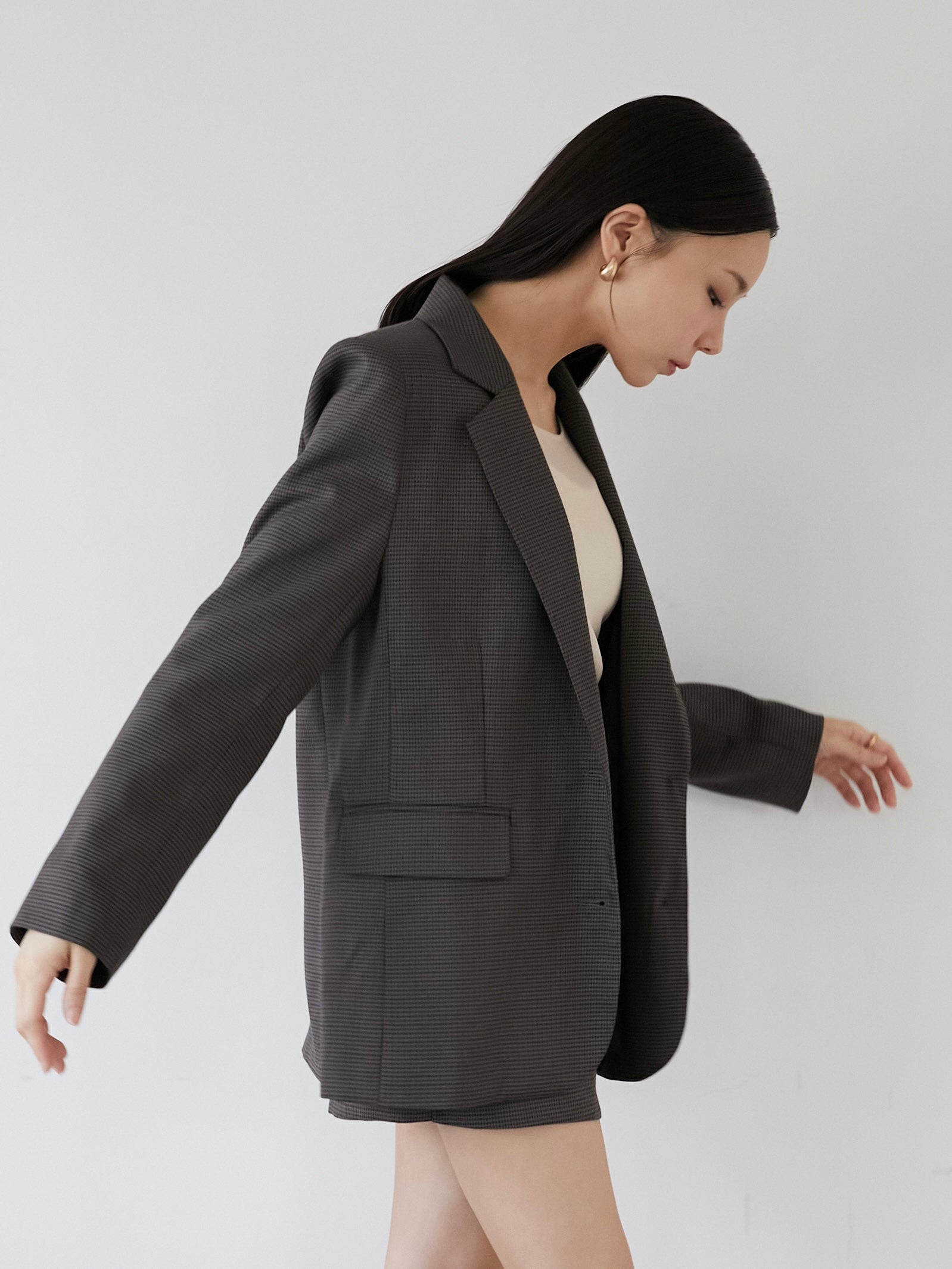 check tailored jacket