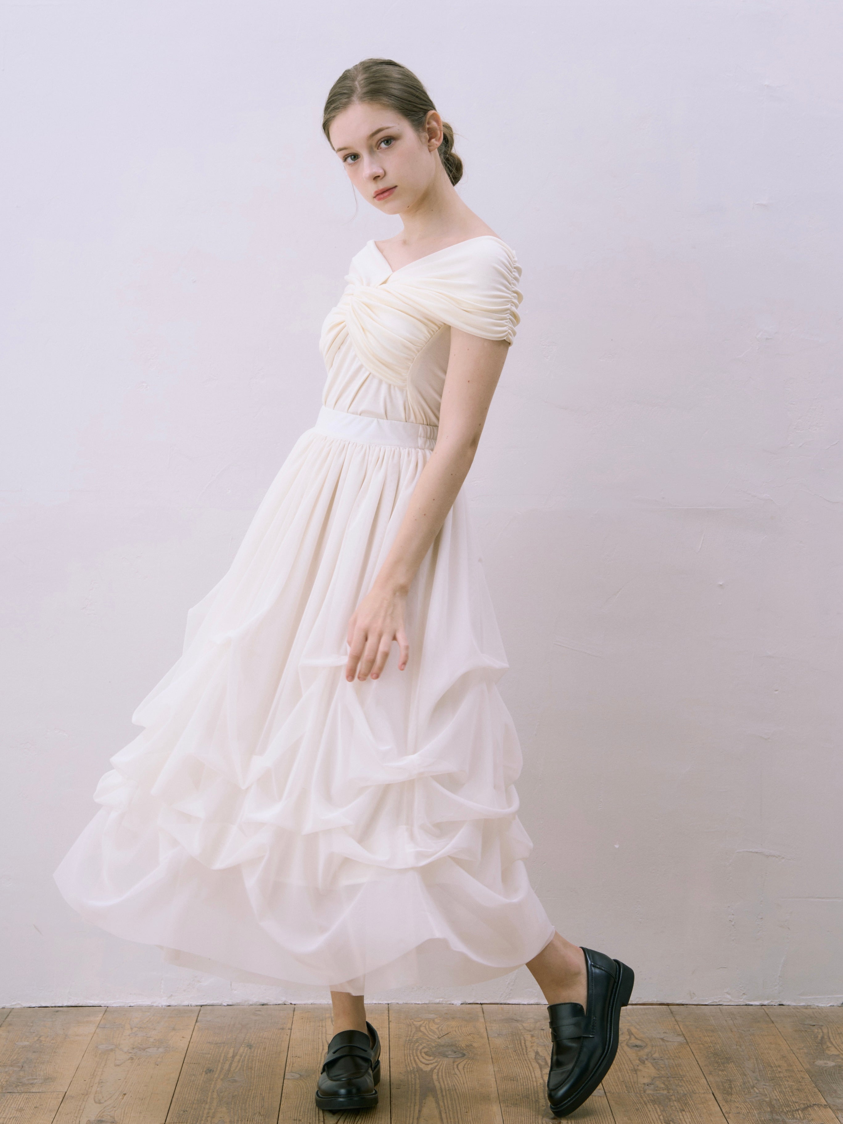 lily tulle long skirt