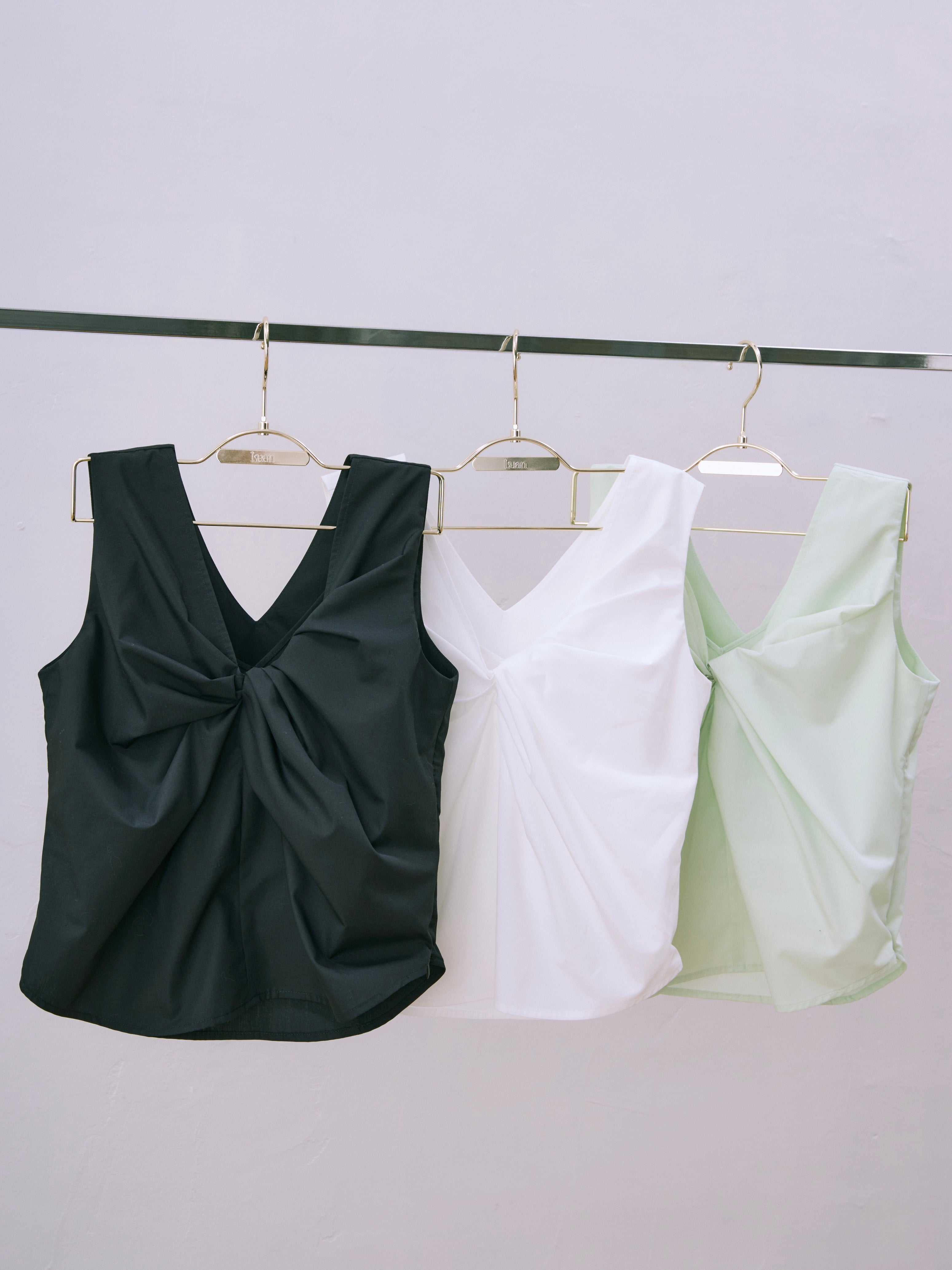 v neck ribbon blouse