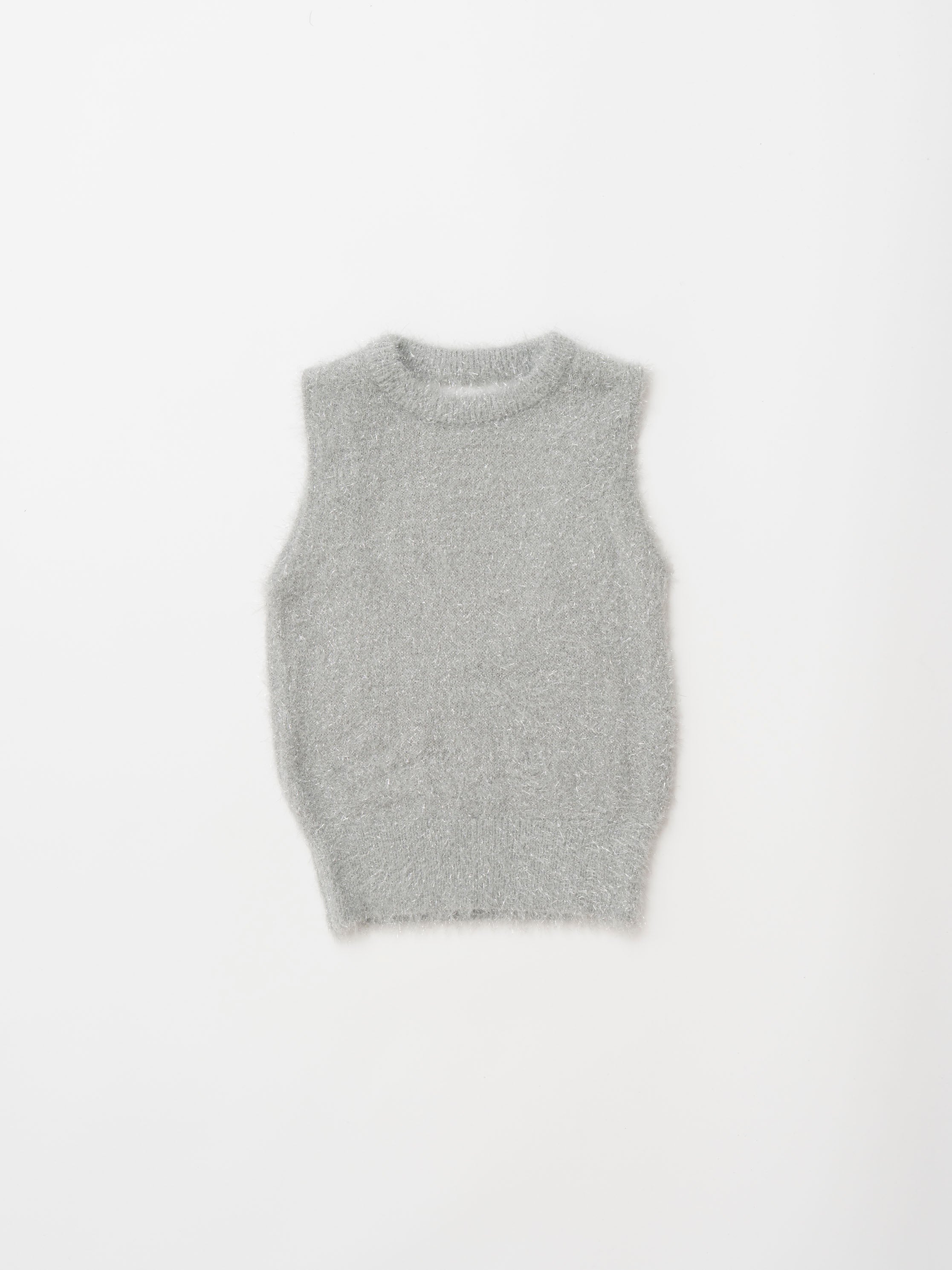 fluffy lame knit