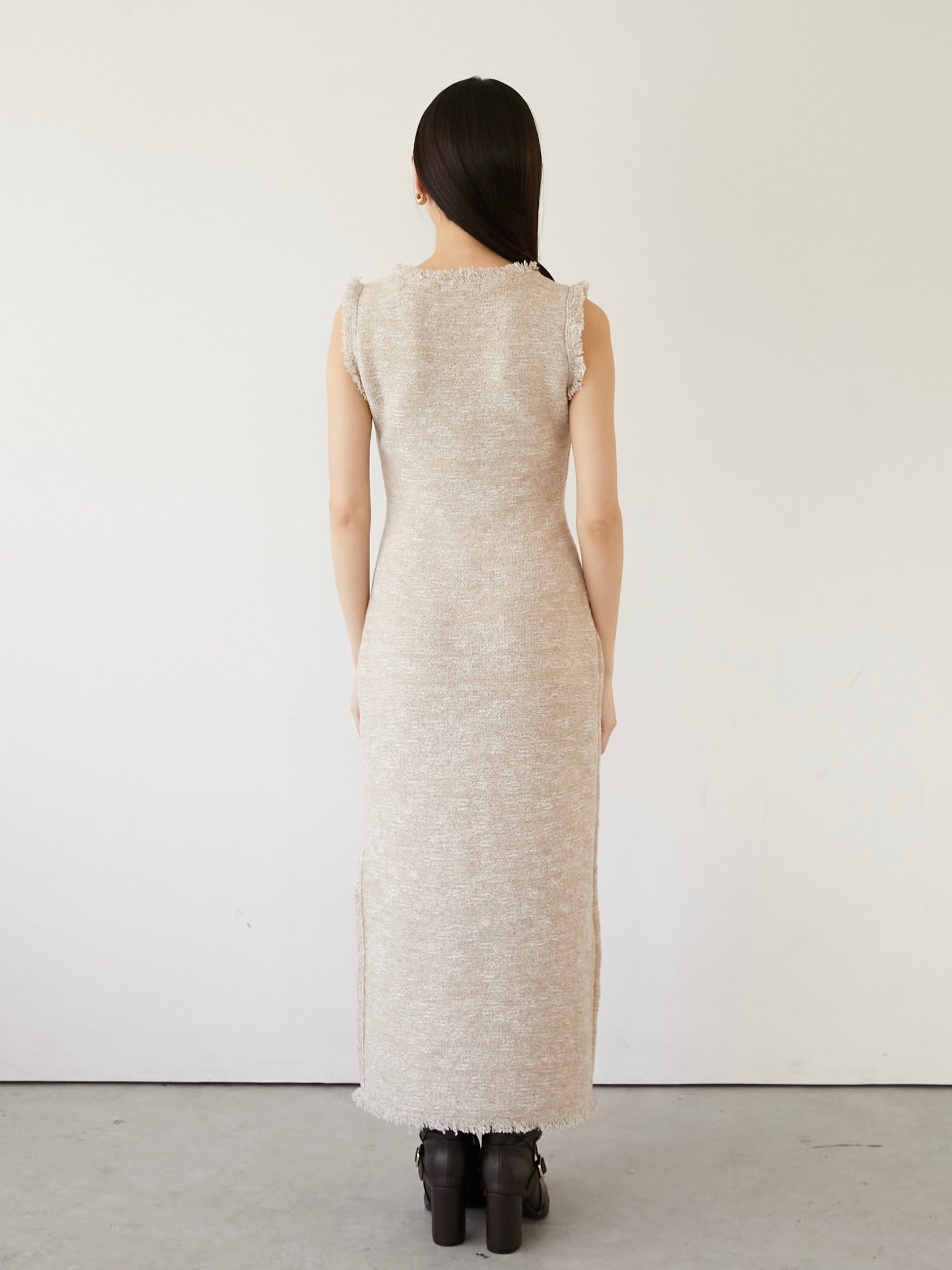 marble knit tweed op