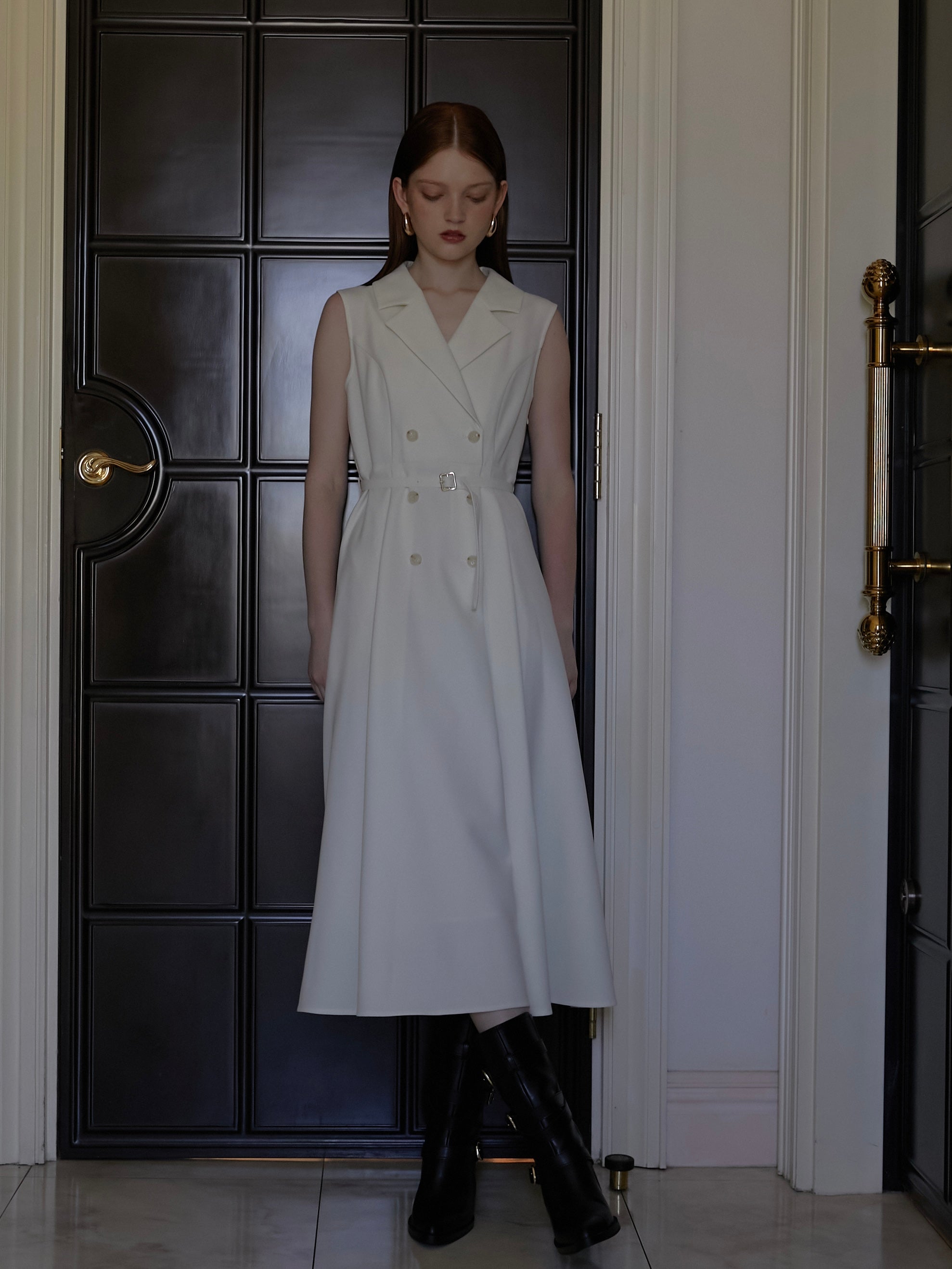 trench long dress｜期間限定10%OFF