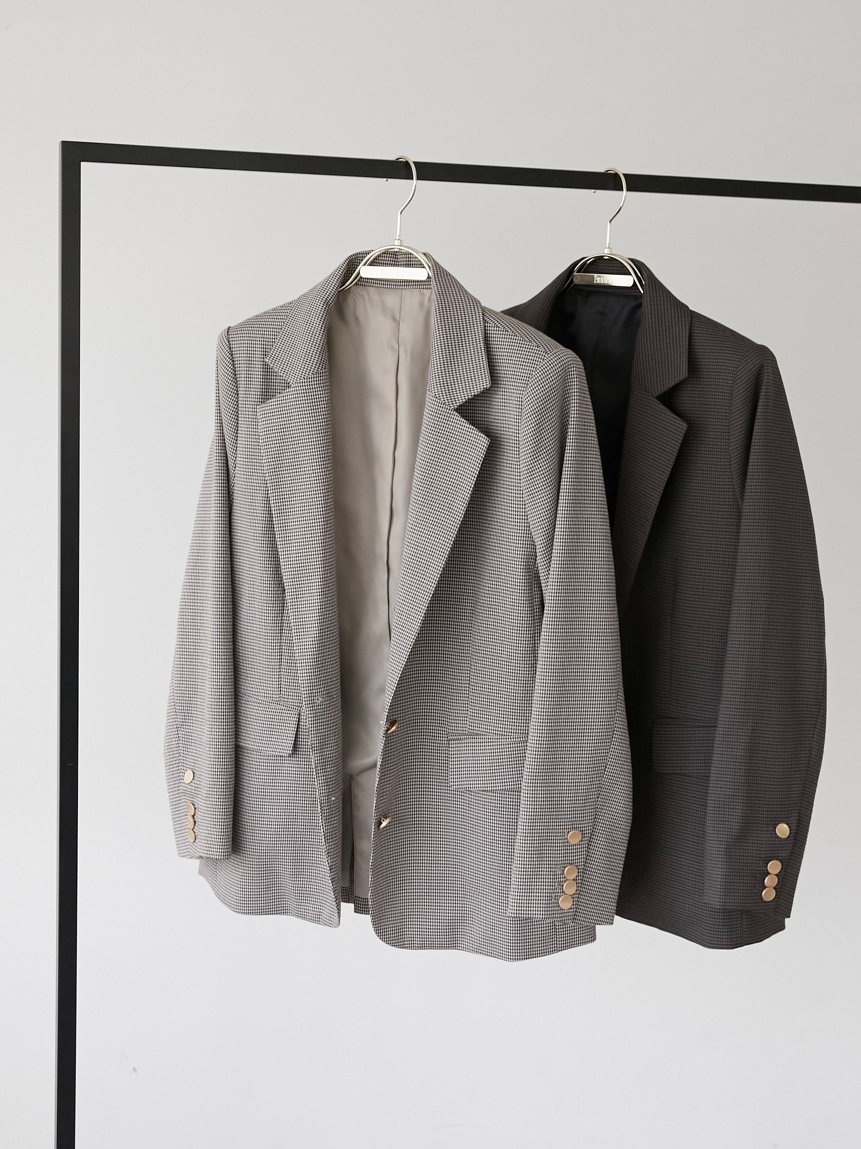 check tailored jacket