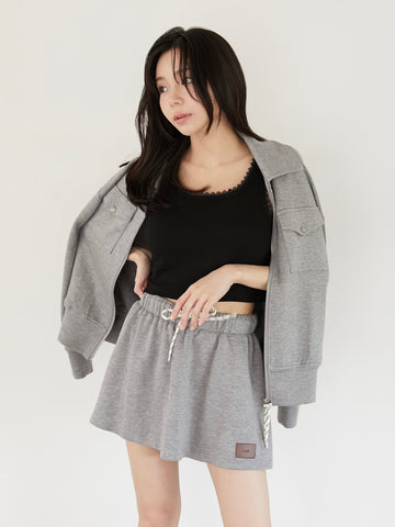 【flight collection】jacket ＆ flare mini skirt