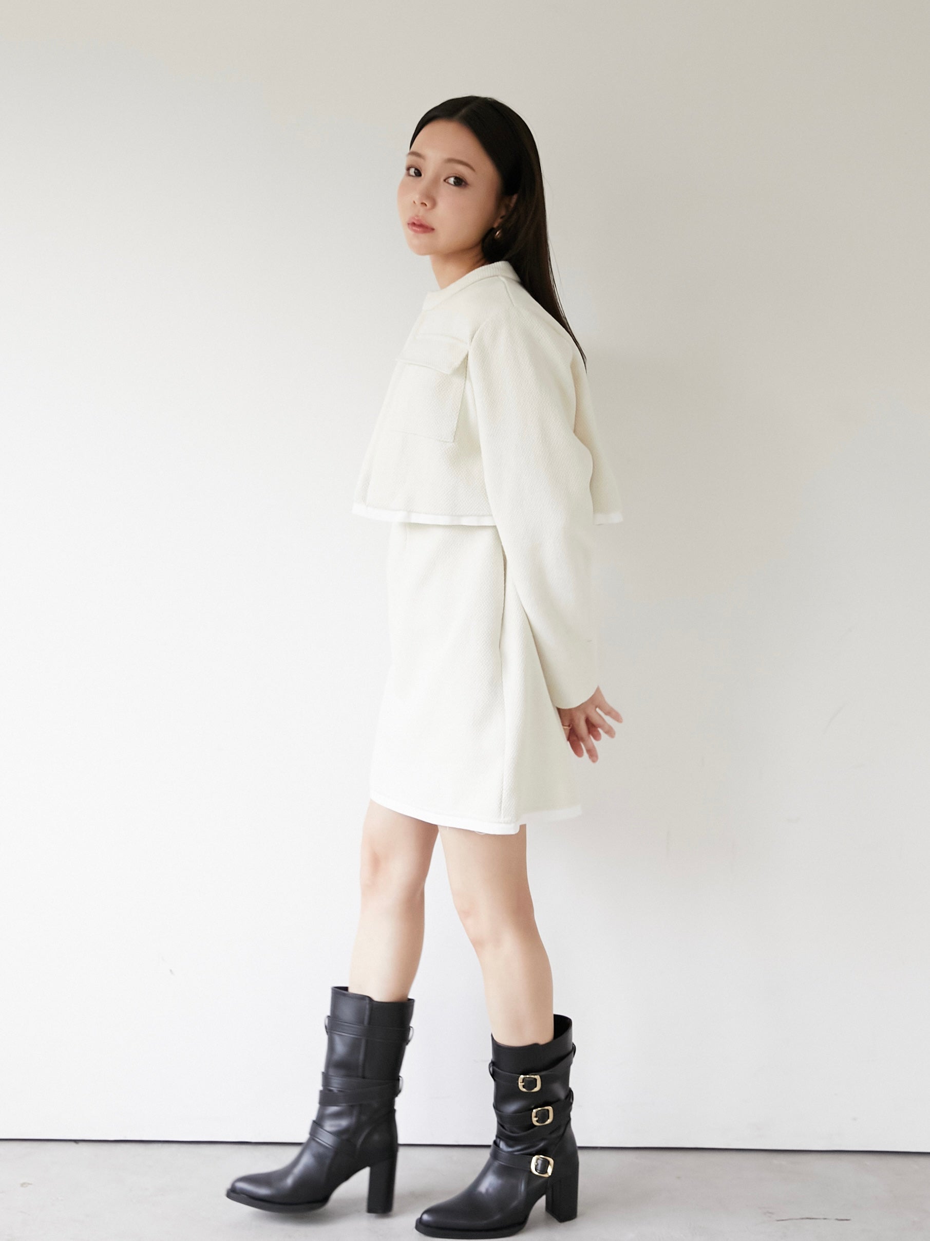 tweed short jacket