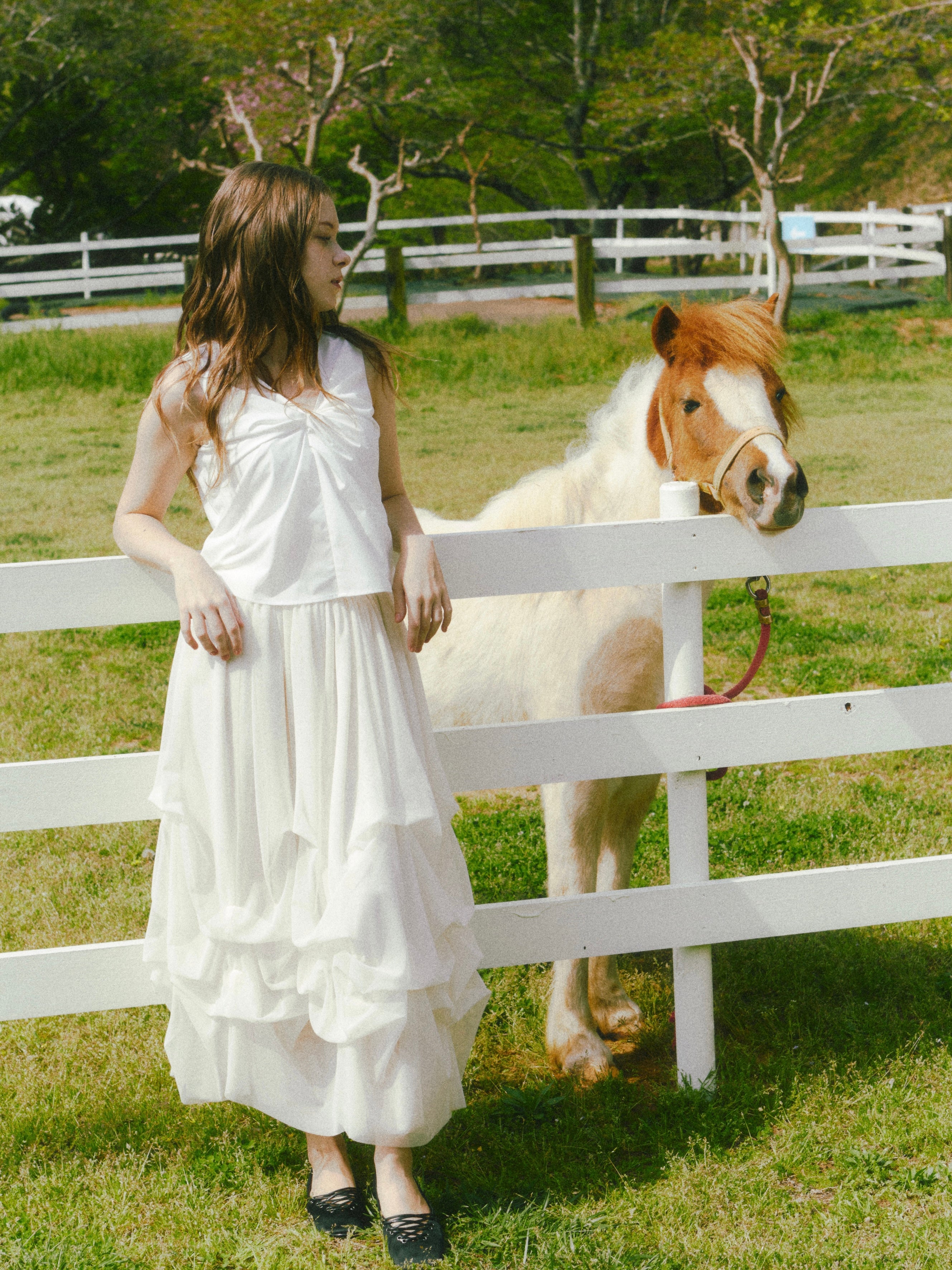 lily tulle long skirt