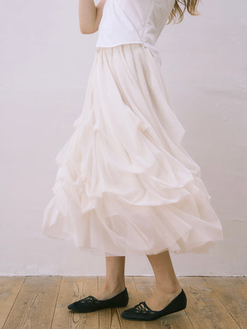 lily tulle long skirt