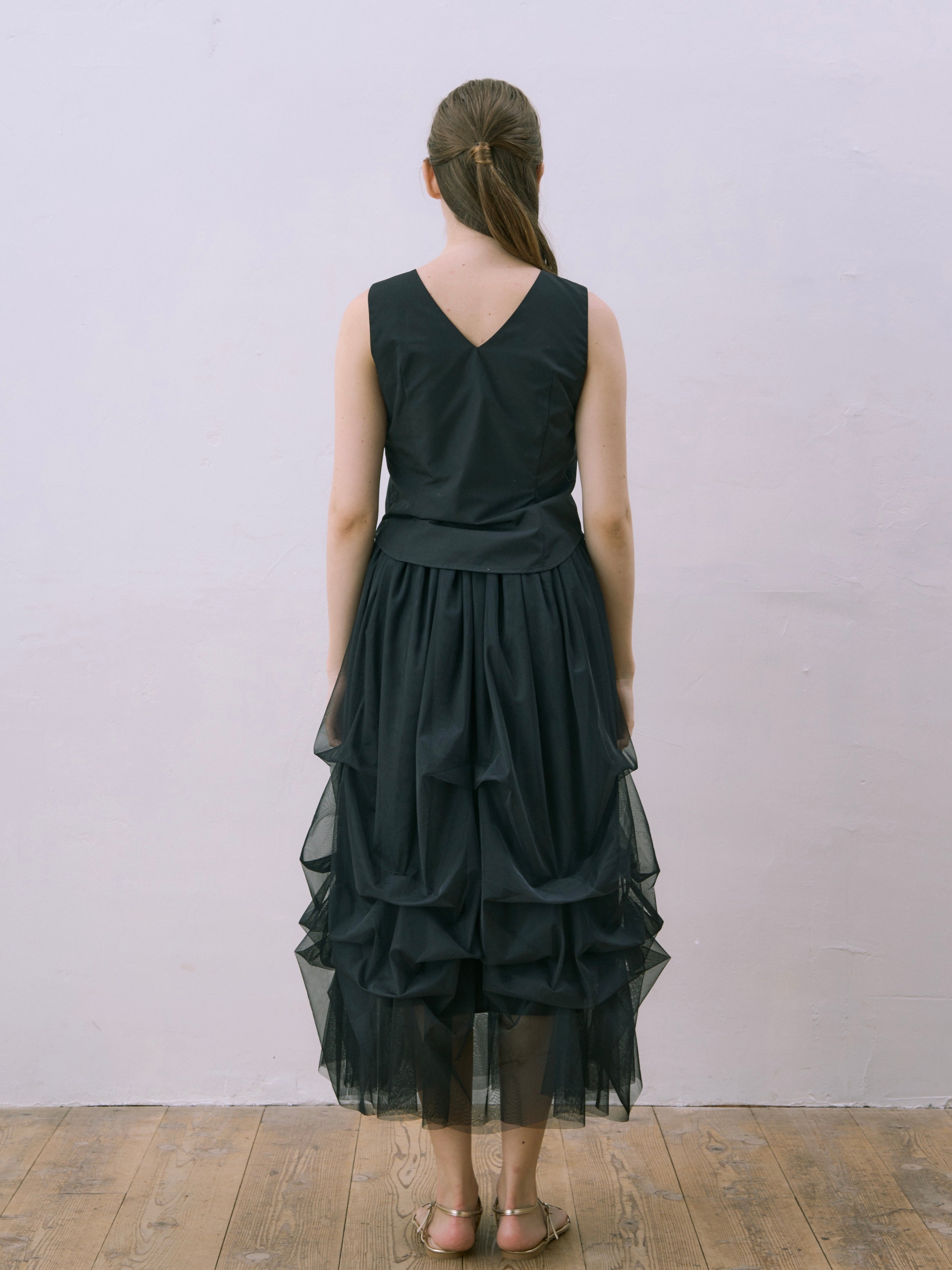 lily tulle long skirt