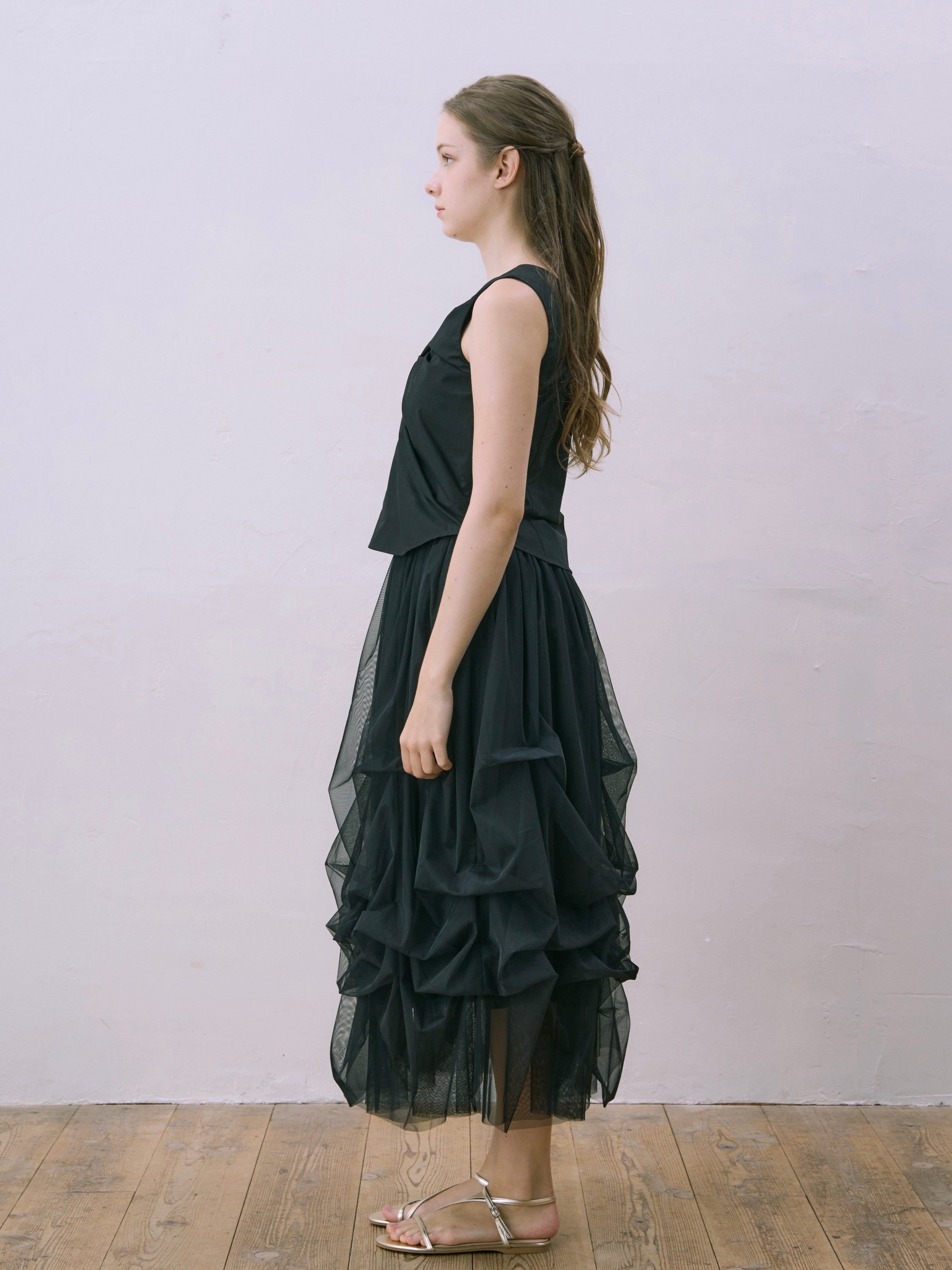 lily tulle long skirt