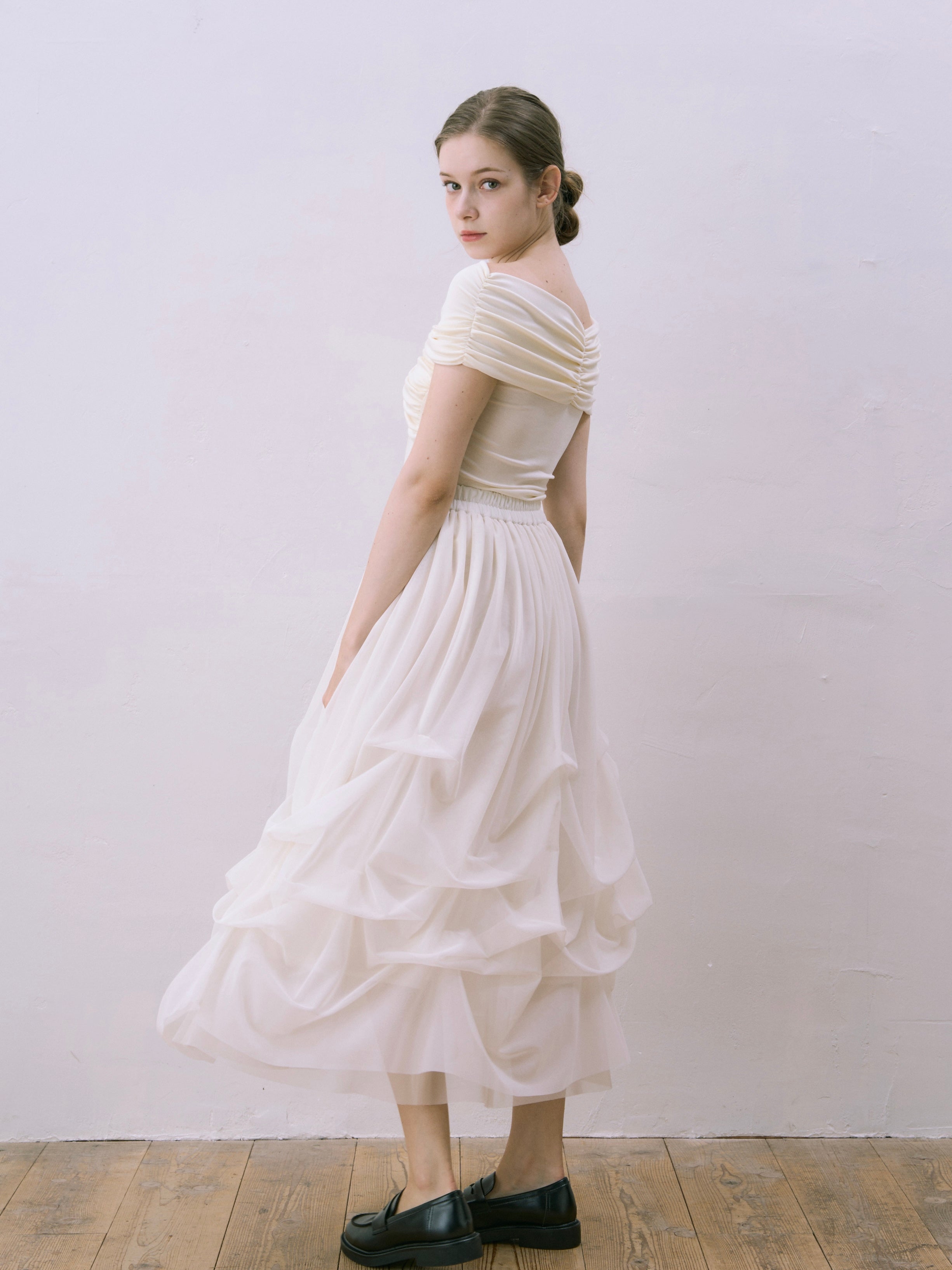 lily tulle long skirt