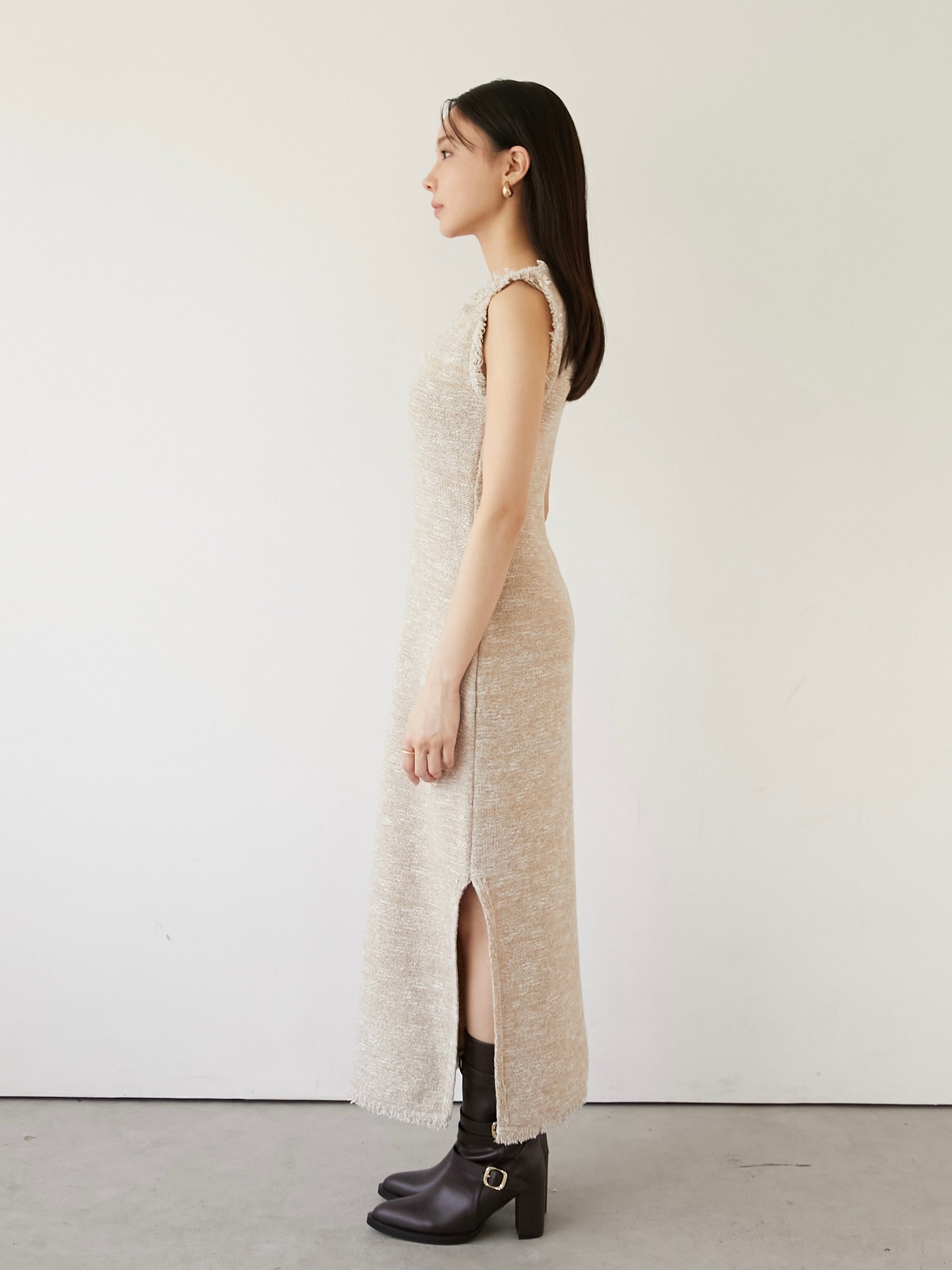 marble knit tweed op