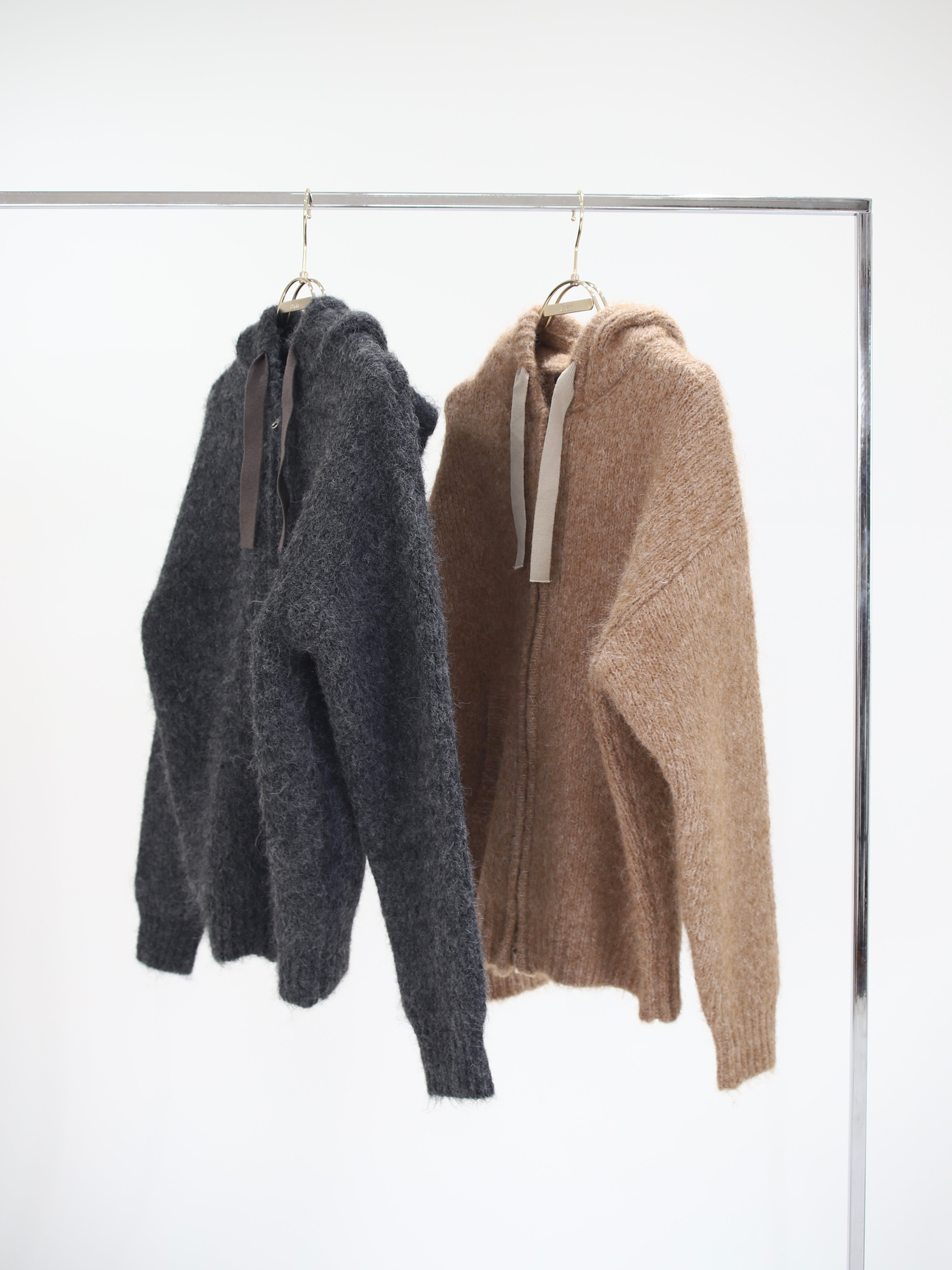 knit hoodie