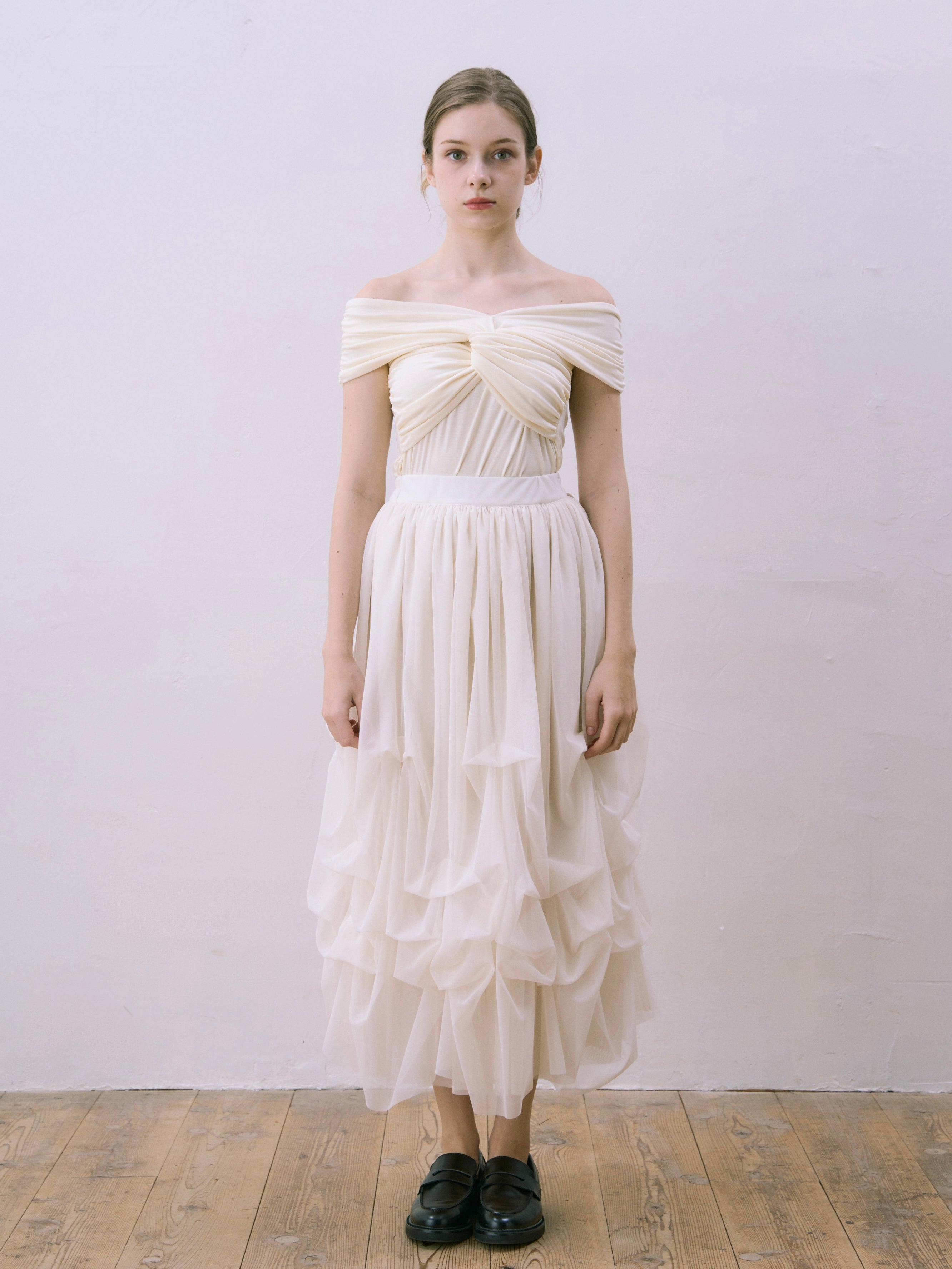 lily tulle long skirt