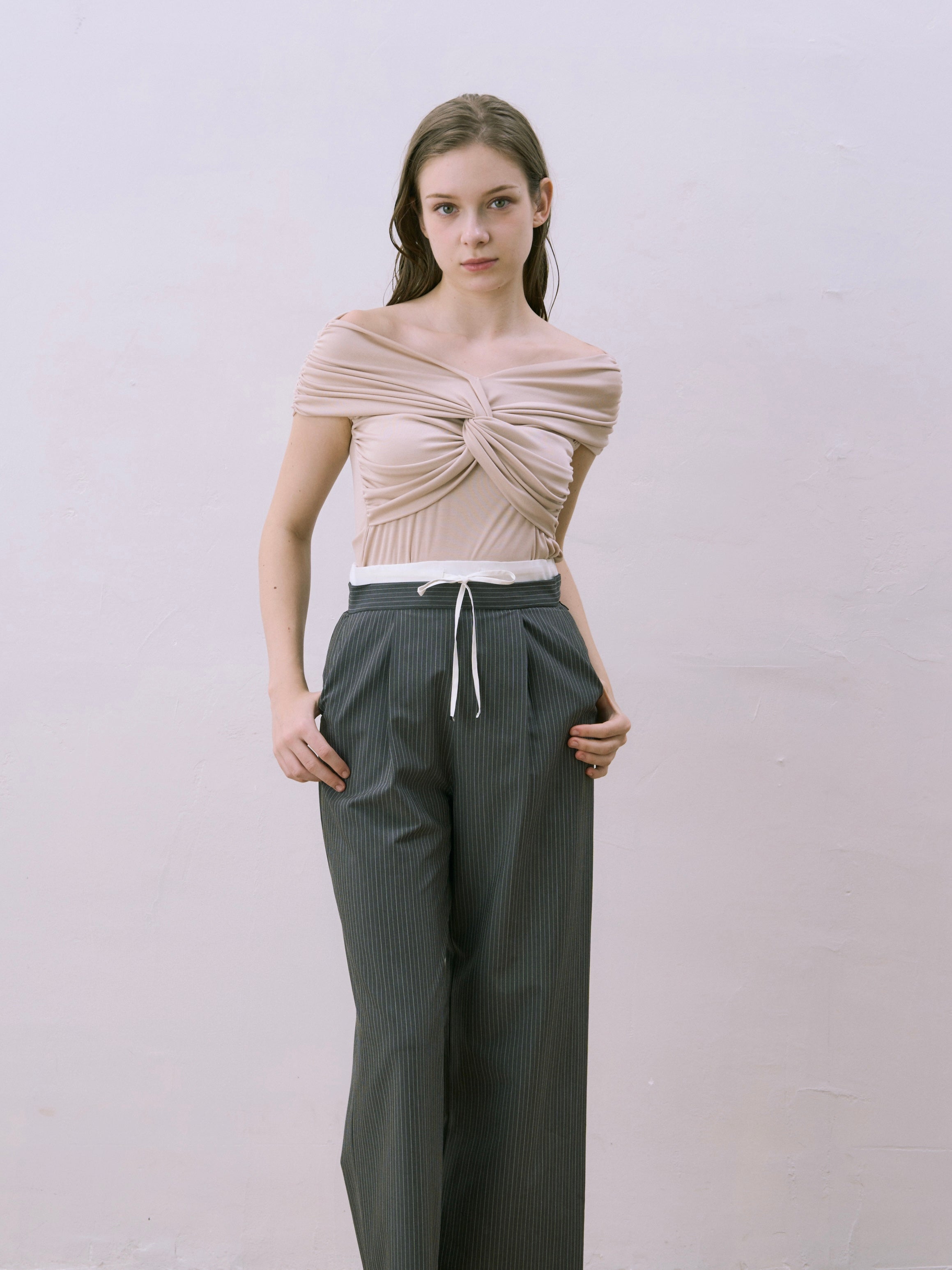 striped drost pants