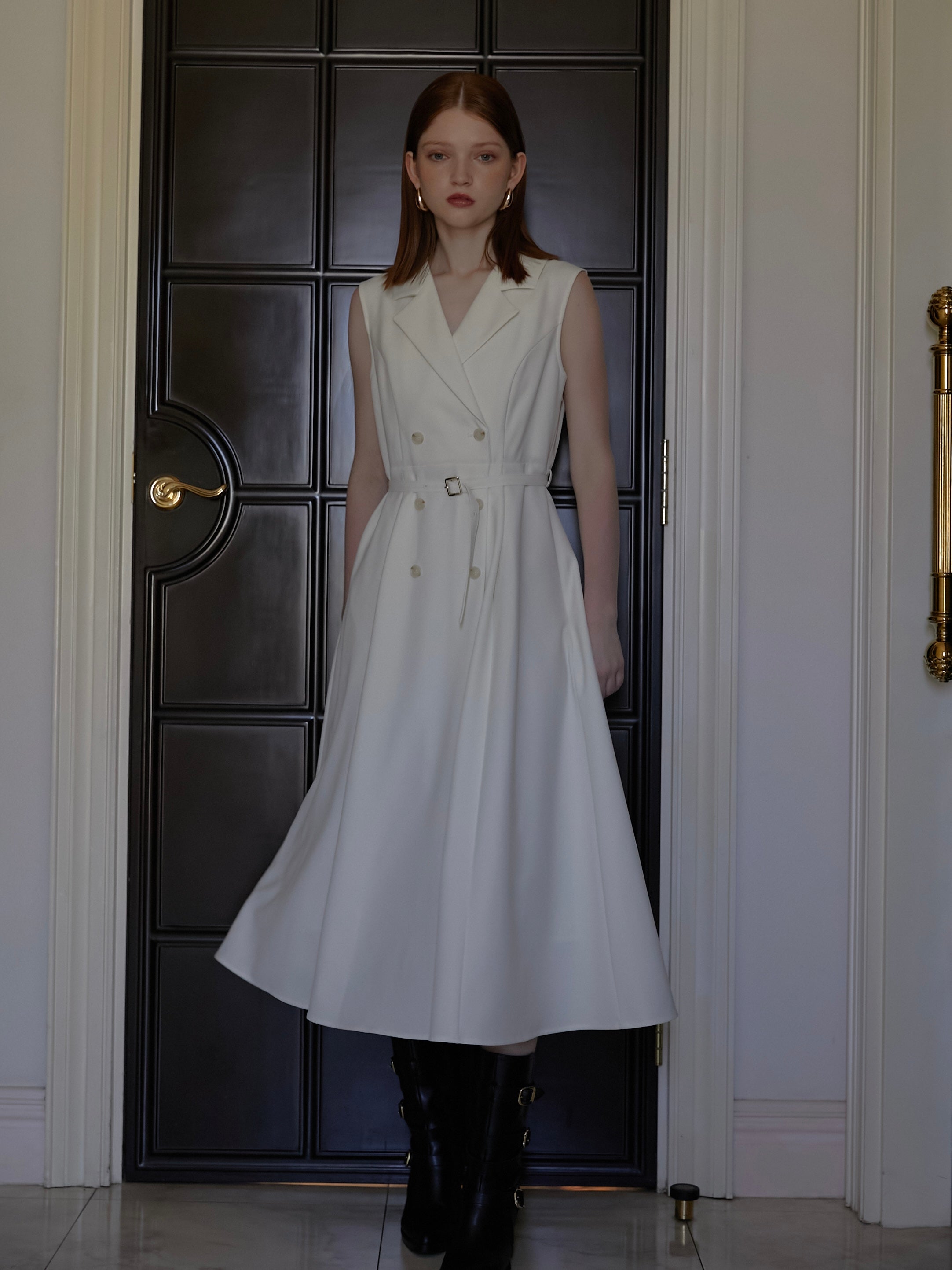 trench long dress｜期間限定10%OFF