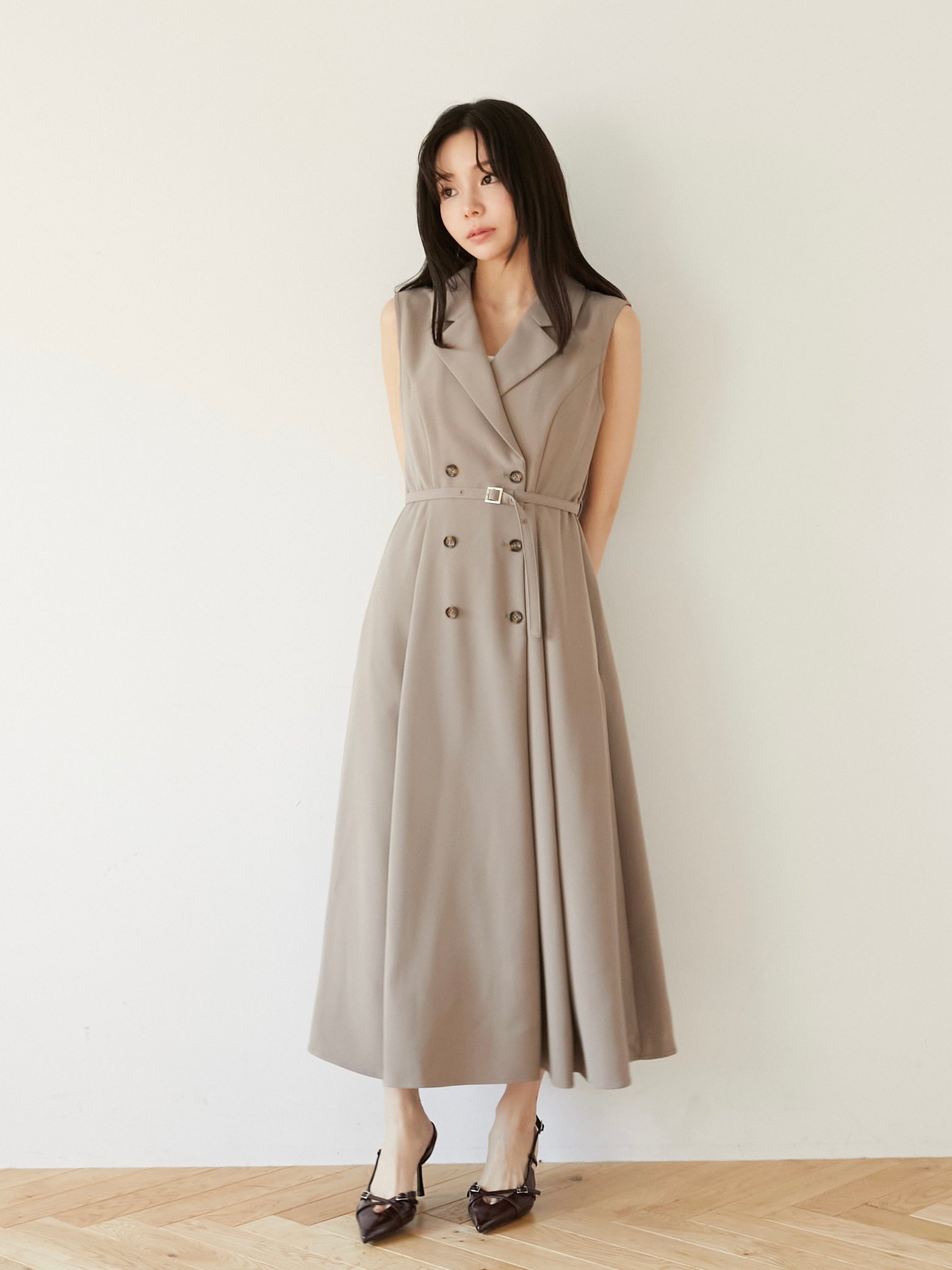 trench long dress｜期間限定10%OFF