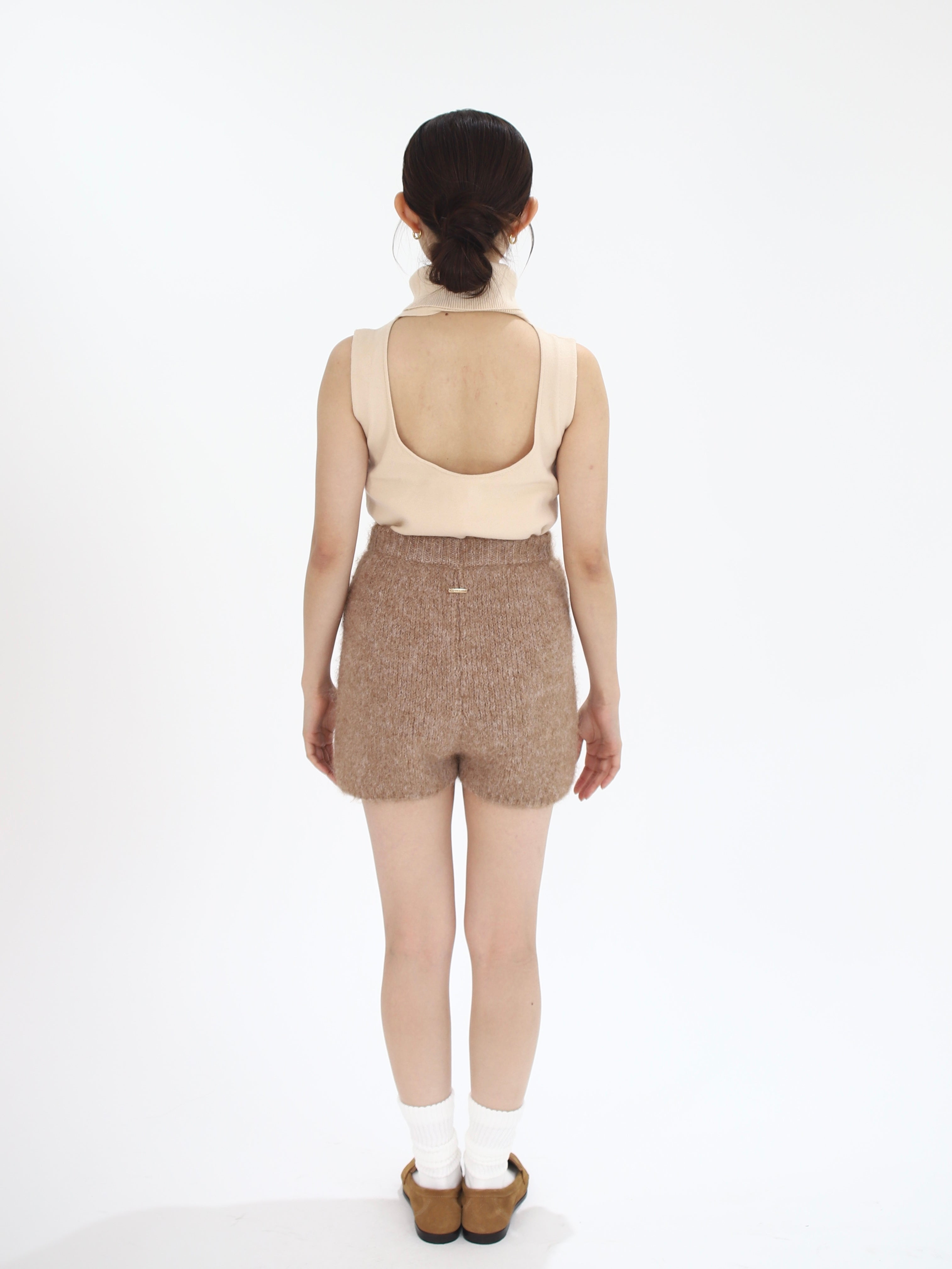 knit mini pants