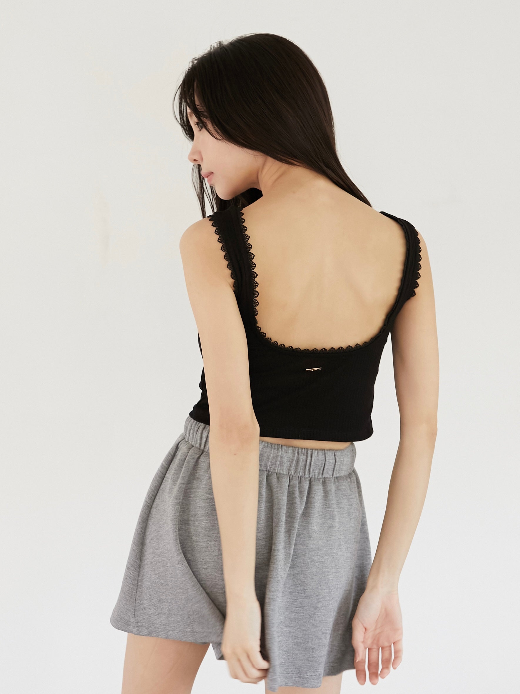 タンクトップ ノースリーブ 「Luan」「FLIGHT COLLECTION」LACE TANK TOP/レースタンクトップ レディース flight collection】lace tank top