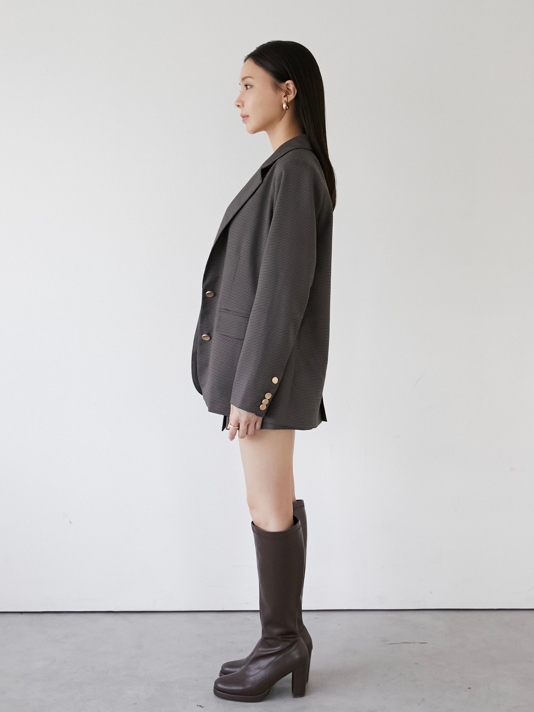 check tailored jacket